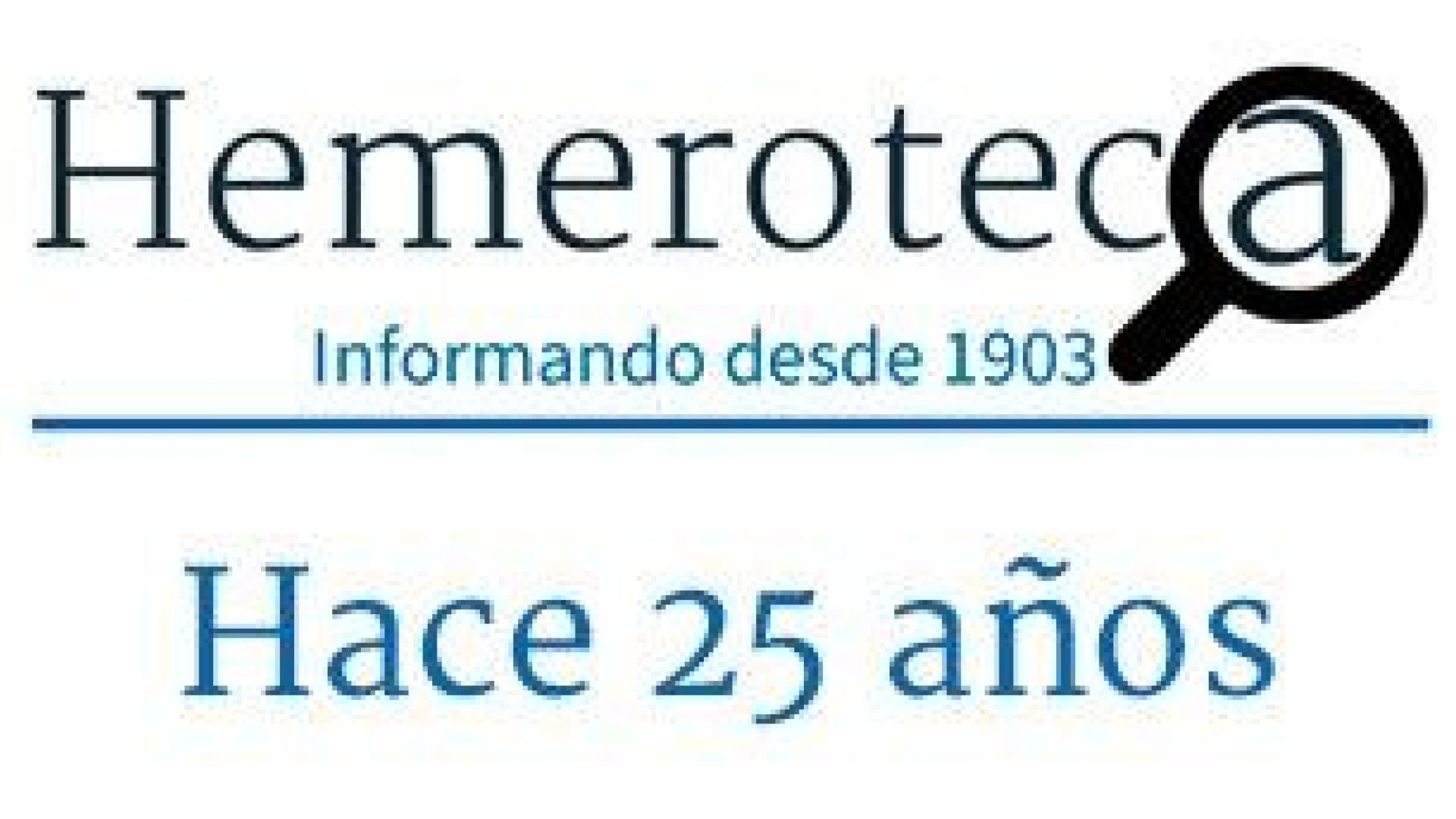 Hemeroteca: hace 25 años