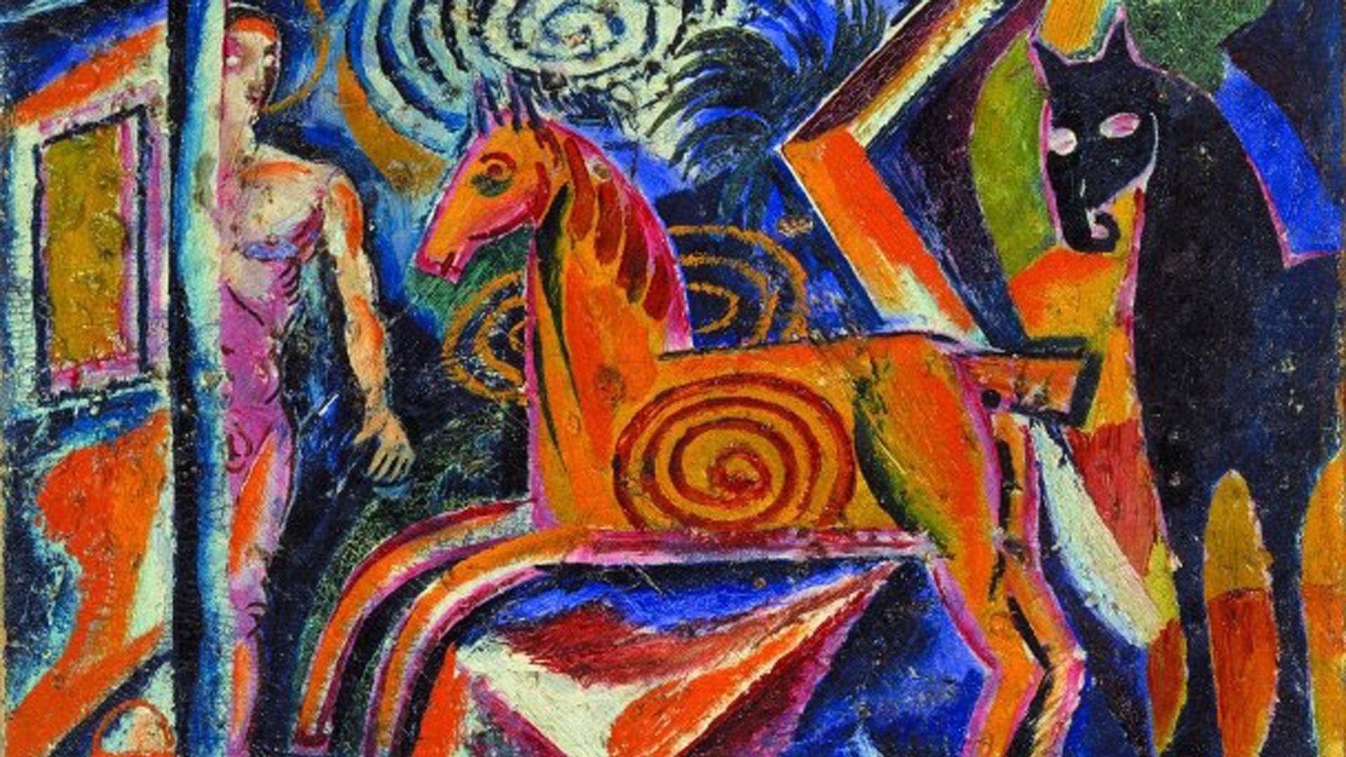 Obra expuesta en la muestra del Thyssen sobre el arte ucraniano de vanguardia