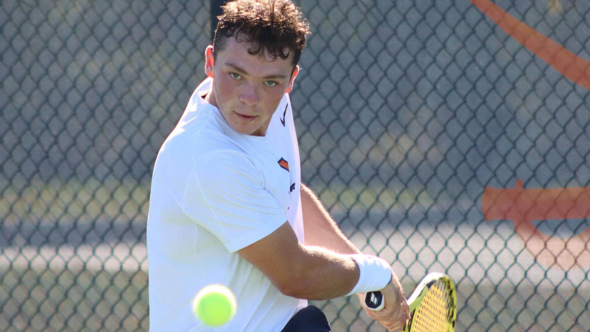 Iñaki Montes, en un torneo con la Universidad de Virginia