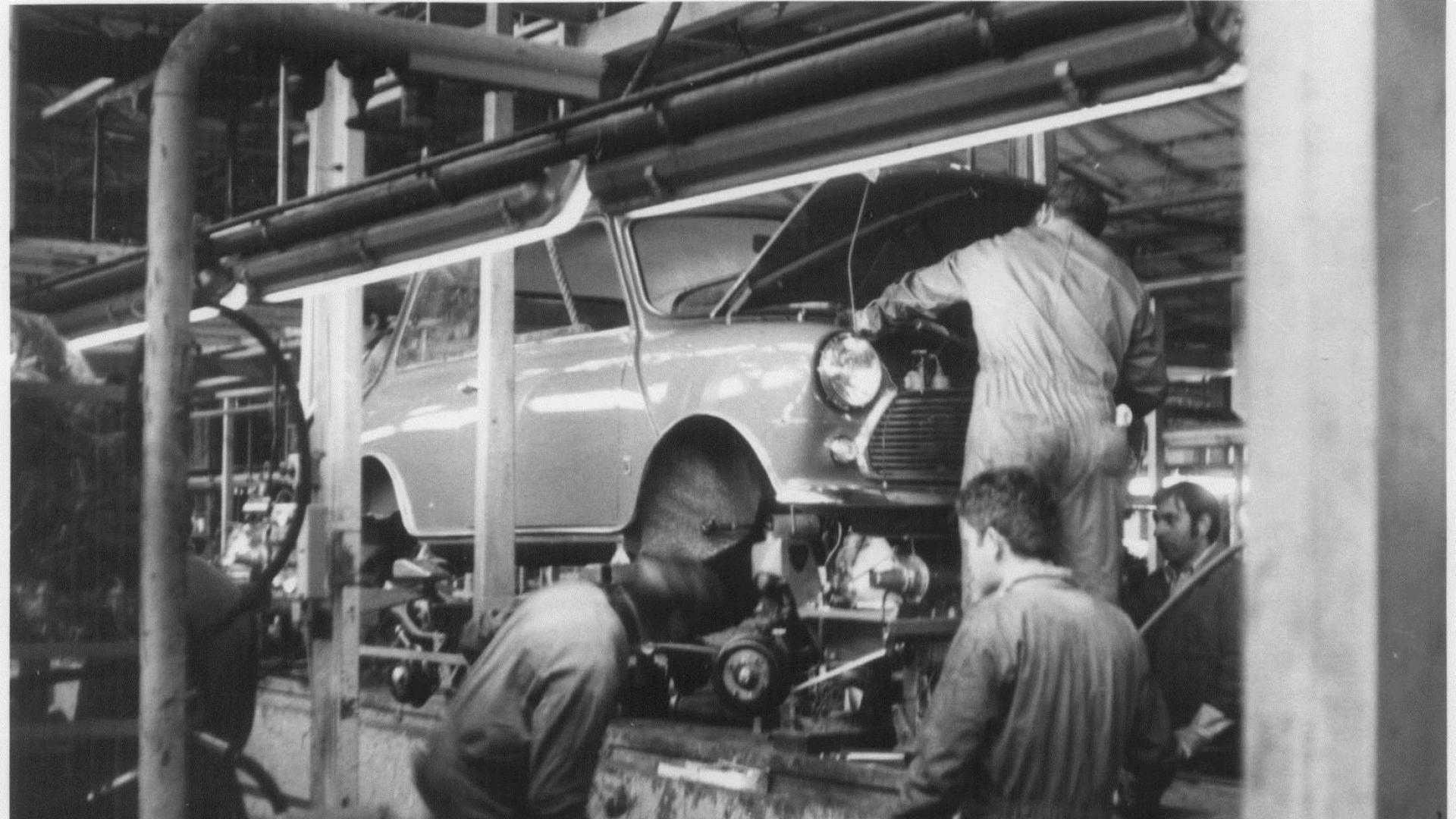 La fábrica de Authi en Landaben, en 1974