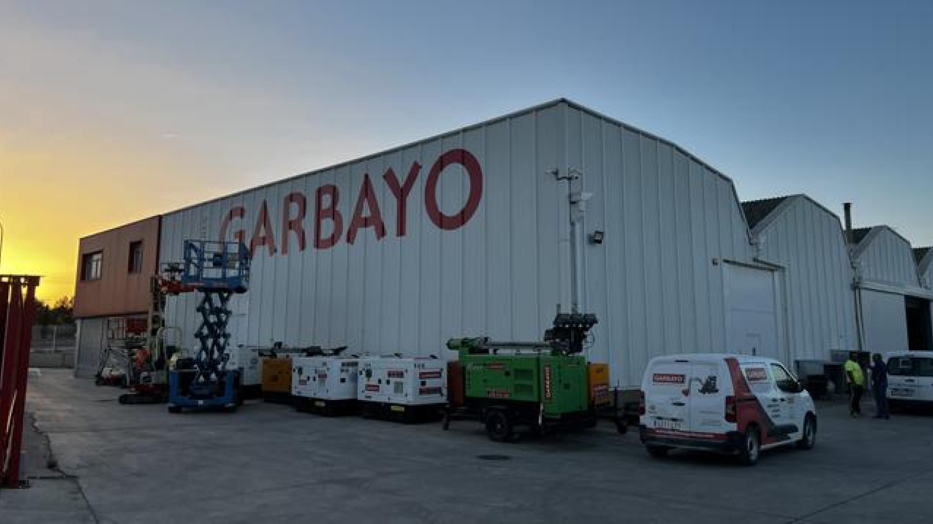 Instalaciones de Alquileres Garbayo en el Polígono Industrial Municipal de Tudela