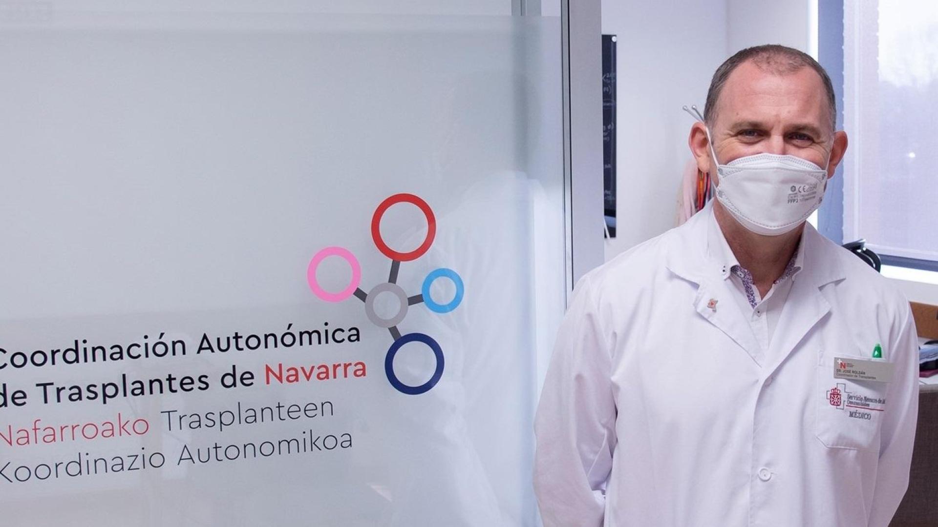 El doctor José Roldán, coordinador autonómico de trasplantes del HUN