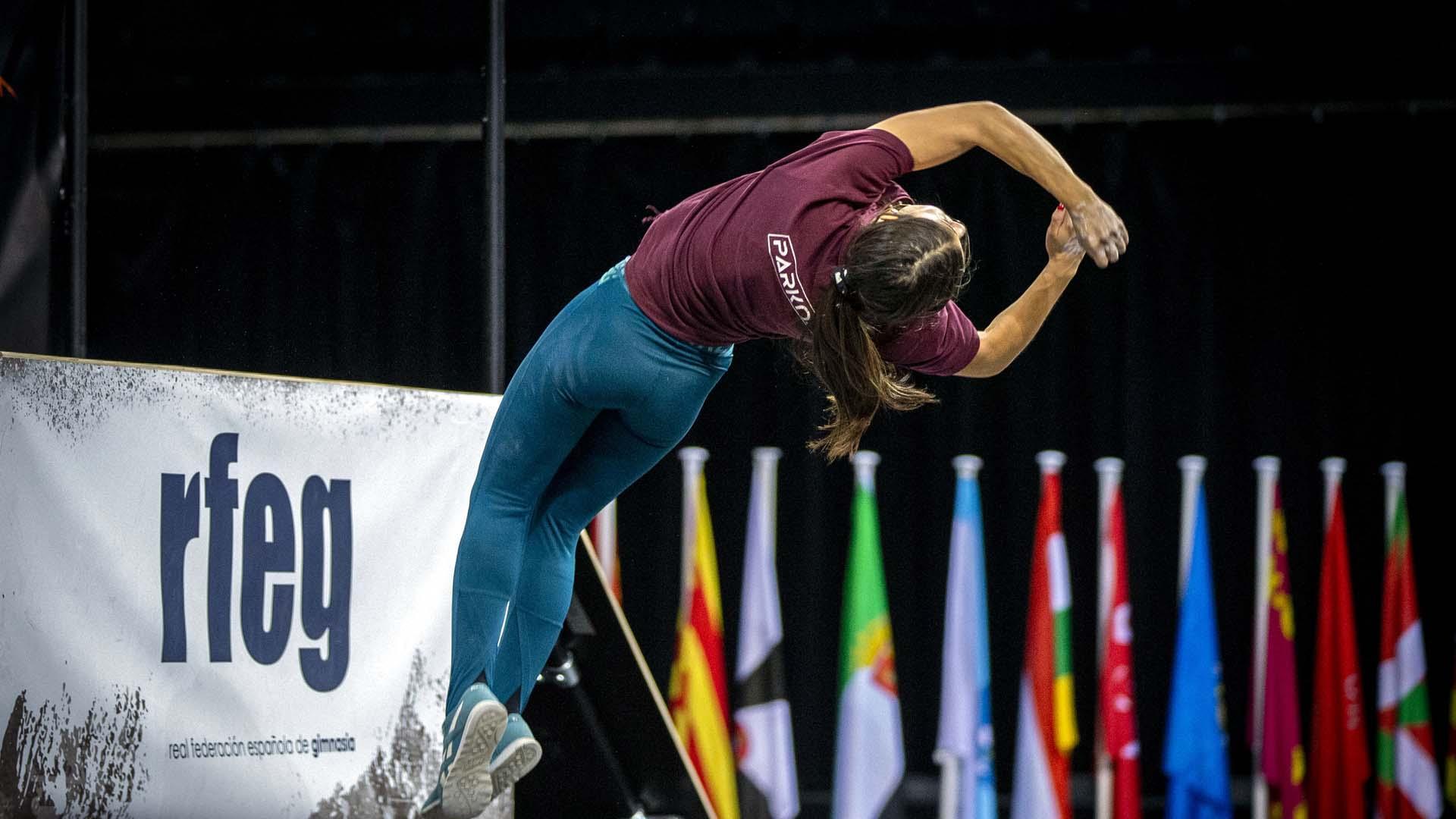 Fotos del Campeonato de España de Parkour en el Navarra Arena.