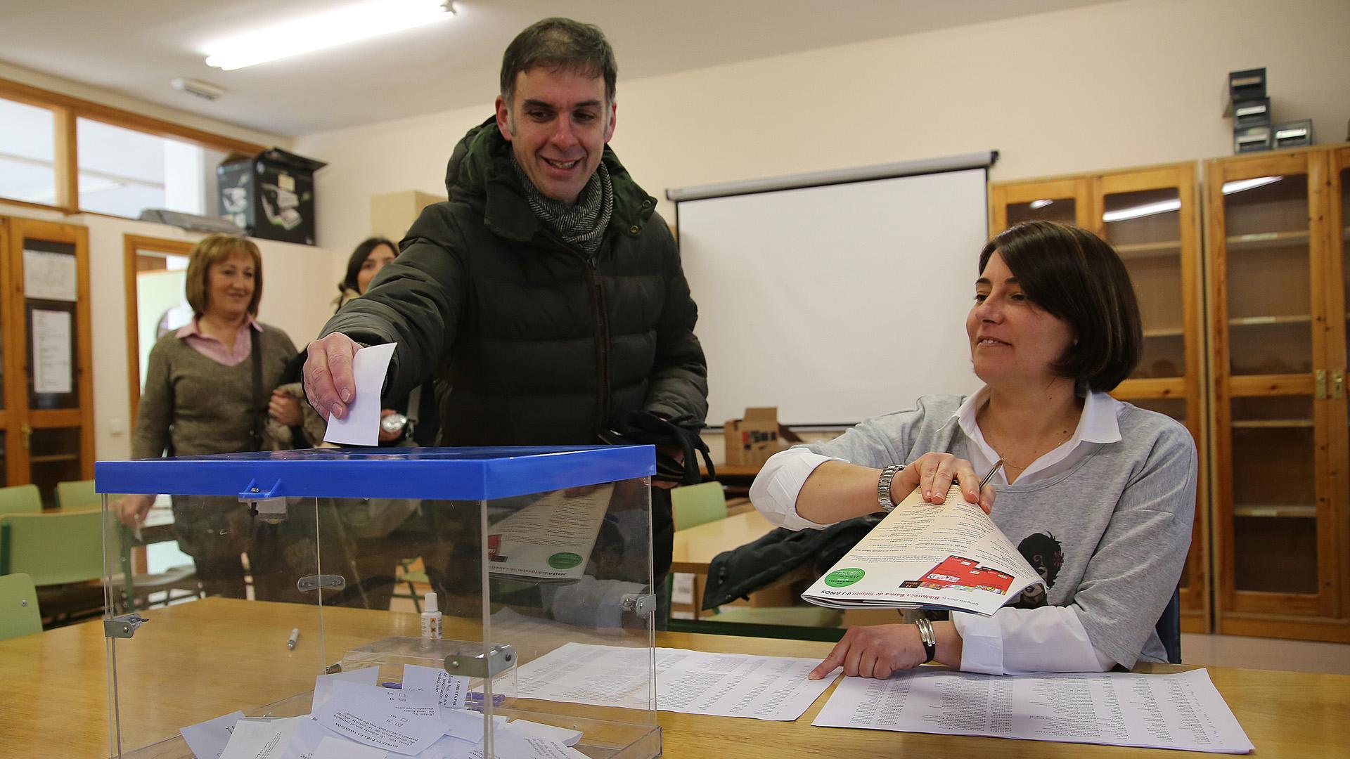 Votaciones sobre la jornada continua en un colegio navarro