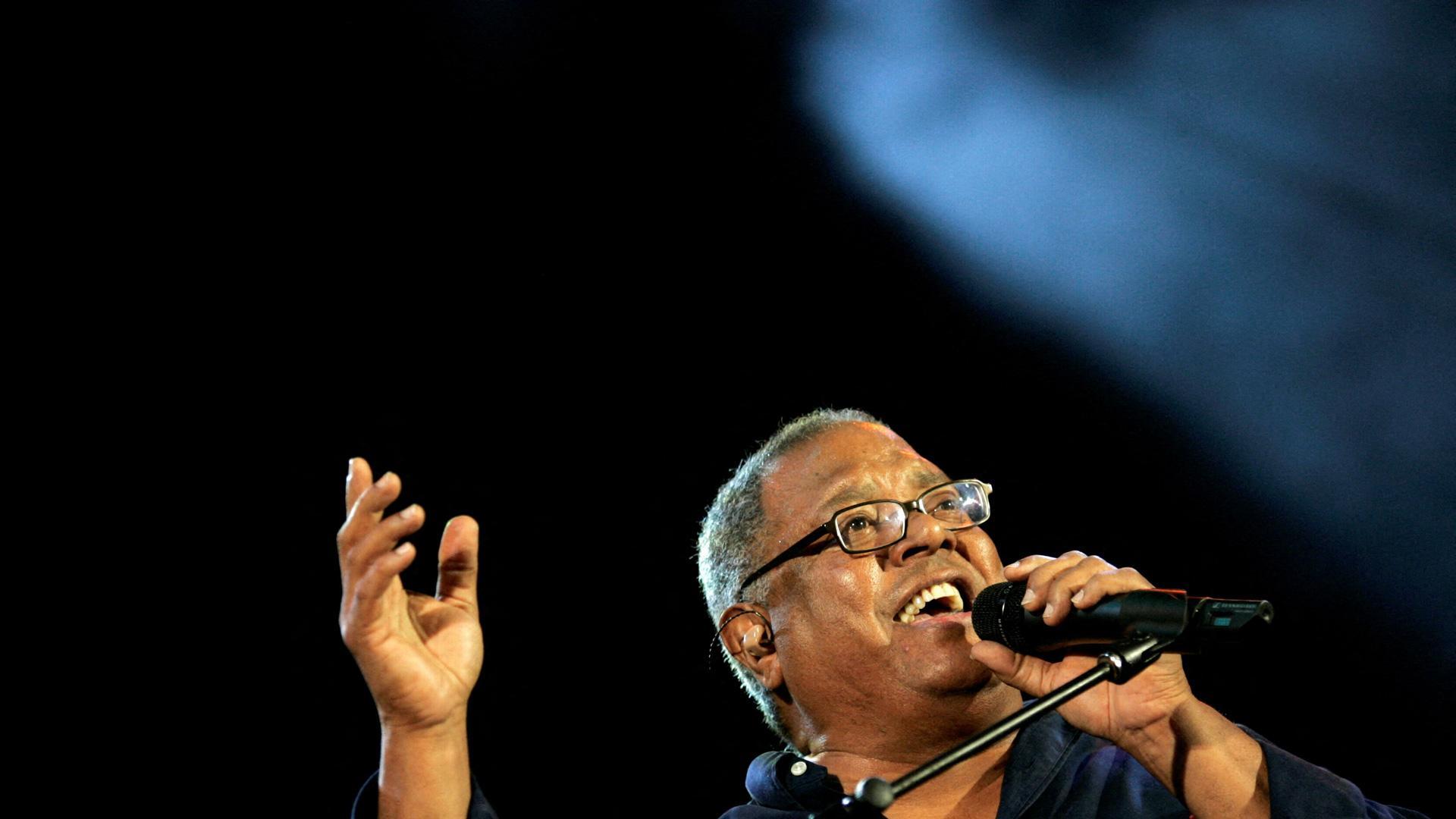 El cantautor cubano Pablo Milanés