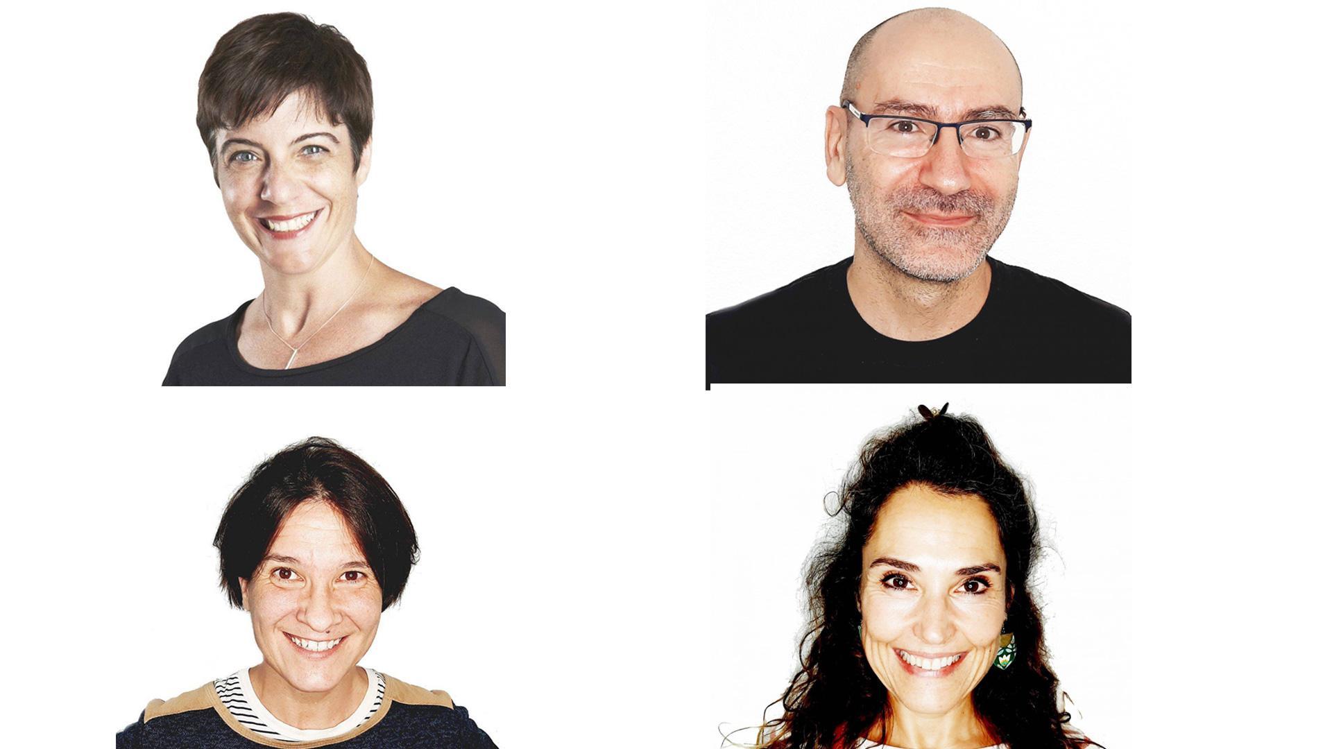 Ana Maestrojuán, Miguel Goikoetxandia, Laura Laiglesi y Virginia Moriones