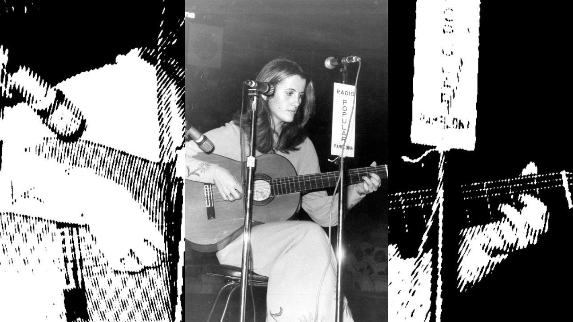 María Ostiz, en el Festival de Villancicos Nuevos de Pamplona de 1972