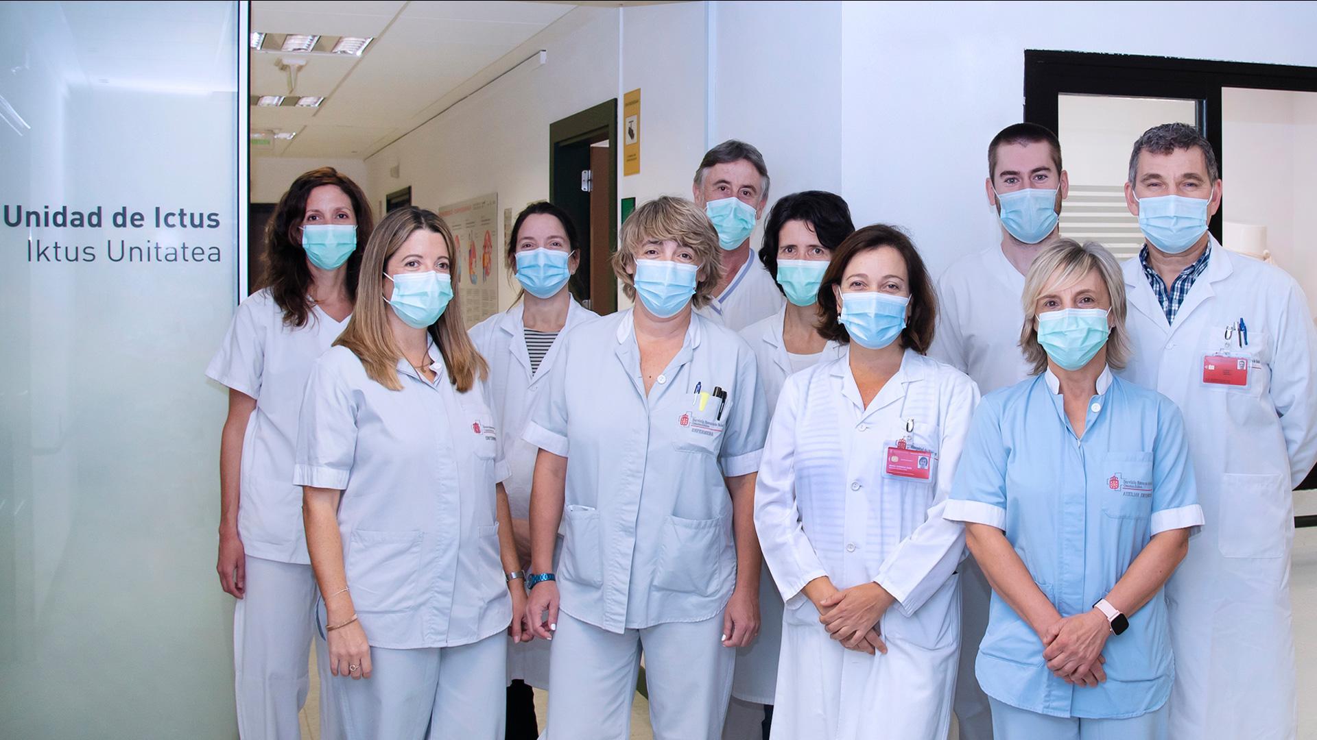 Equipo que integra la Unidad de Ictus del HUN