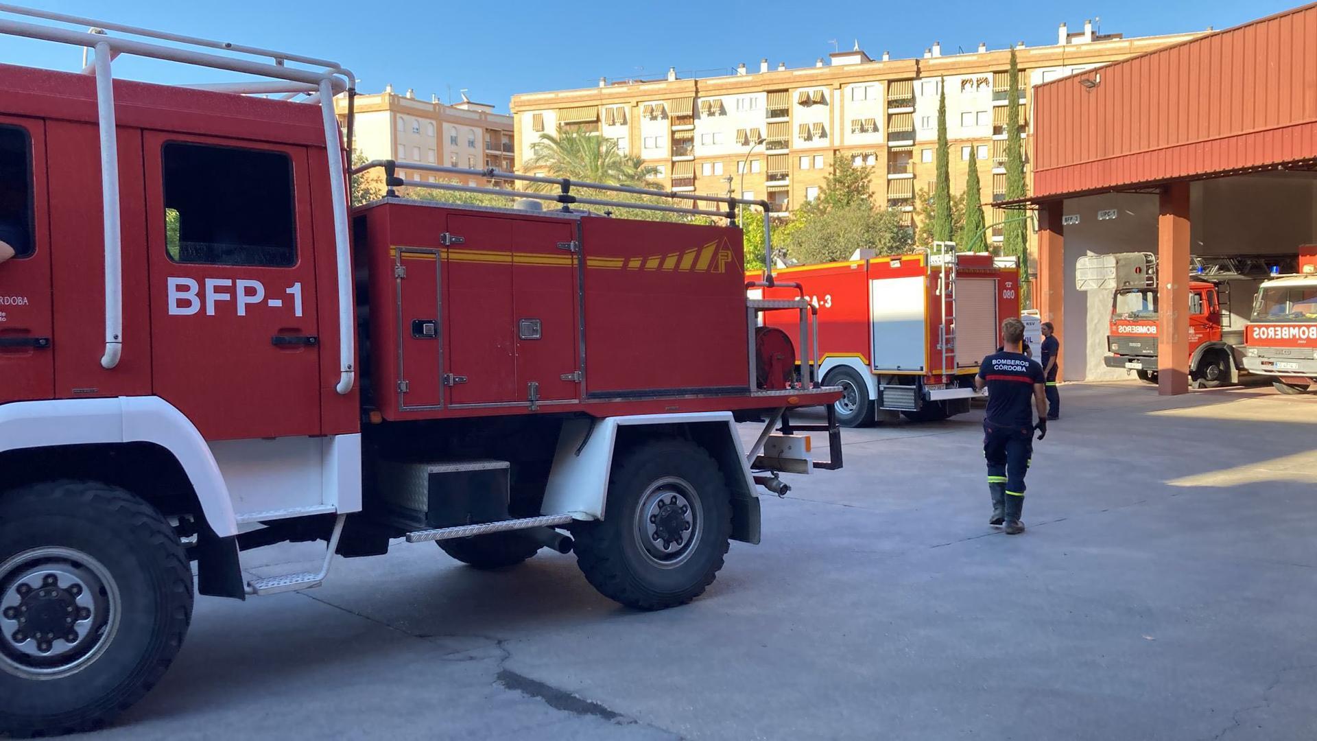 Bomberos de Córdoba, en una imagen de archivo