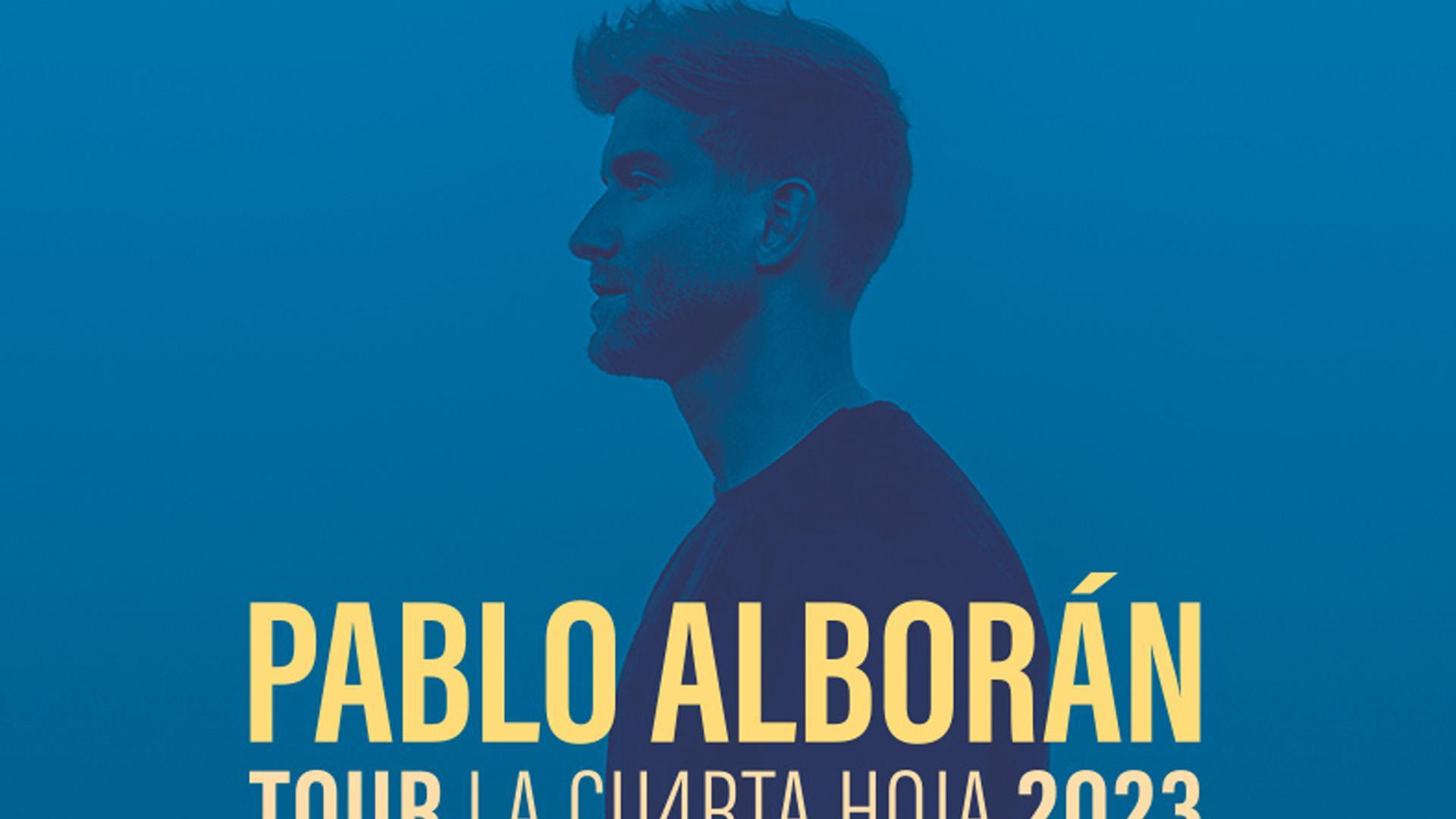 Imagen promocional de la nueva gira de Pablo Alborán