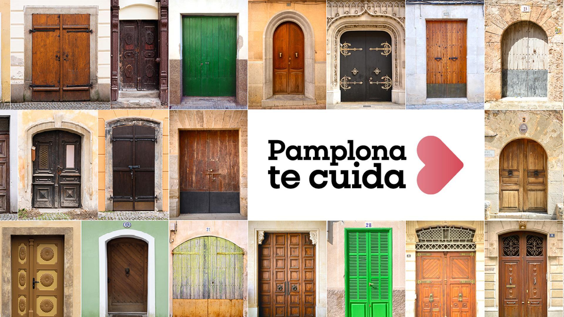 Imagen del folleto informativo del Servicio de Atención a Domicilio del Ayuntamiento de Pamplona