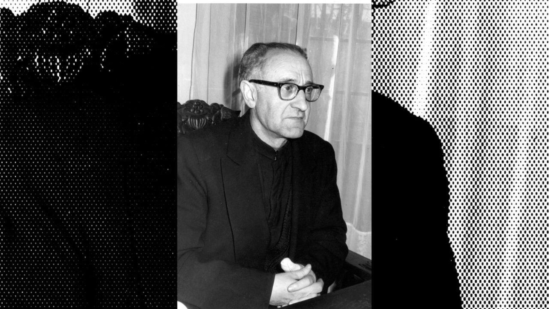 El sacerdote Arturo Beguiristáin, que atendía a los navarros que habían emigrado