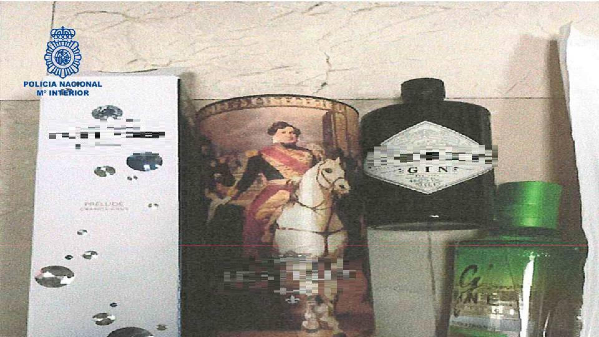 Efectos robados por las detenidas