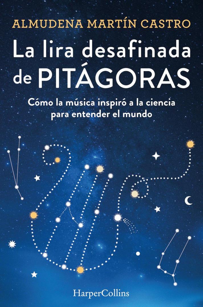Cubierta de La lira desafinada de Pitágoras, de Almudena M. Castro