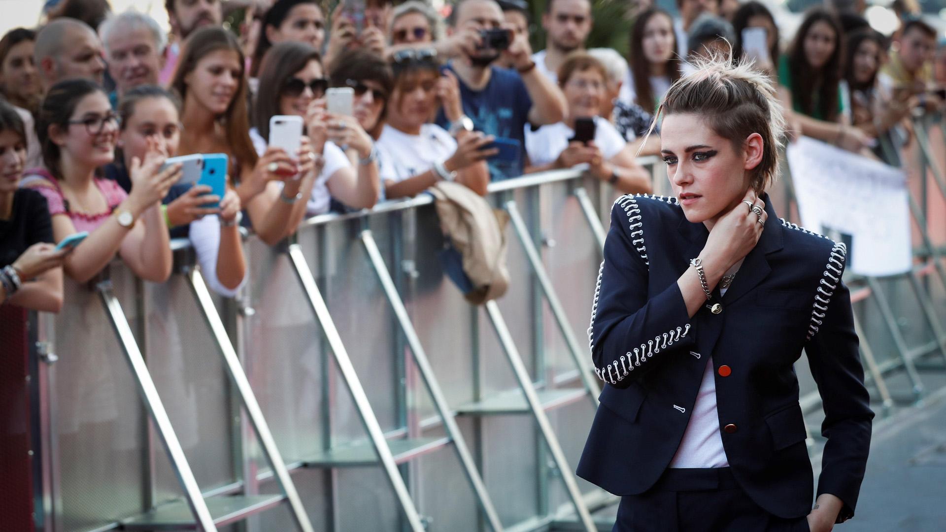 Kristen Stewart, en el Festival de Cine de San Sebastián de 2019