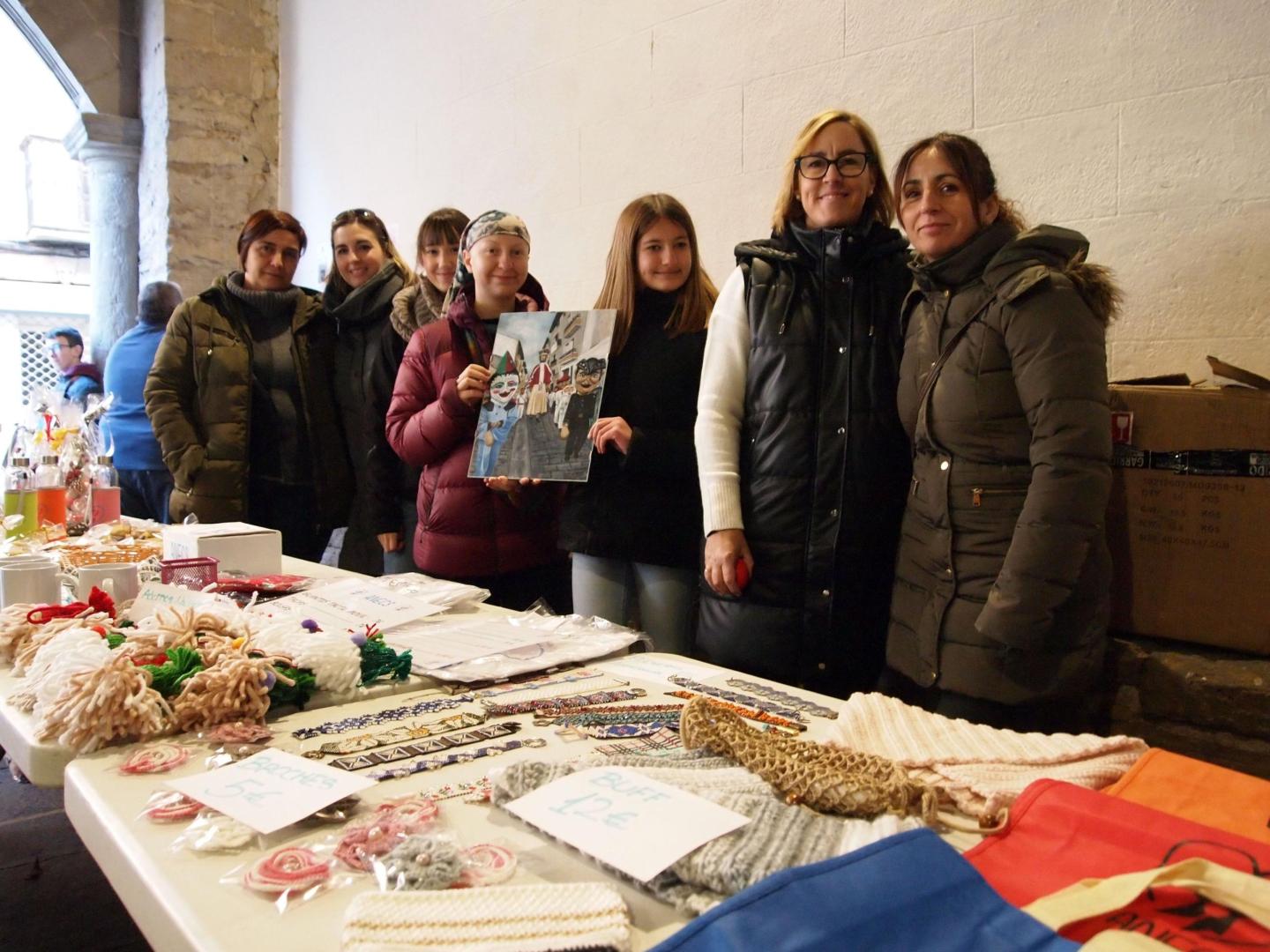 Puesto de la Asociación de niños enfermos de la comarca de Sangüesa