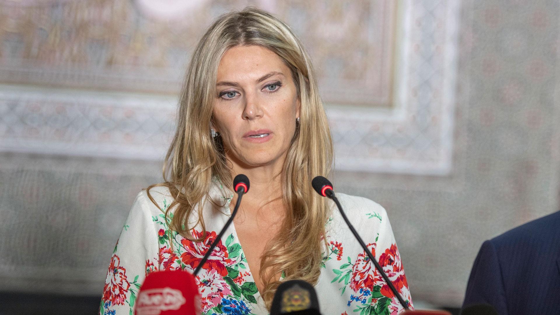 La vicepresidenta del Parlamento Europeo, Eva Kaili