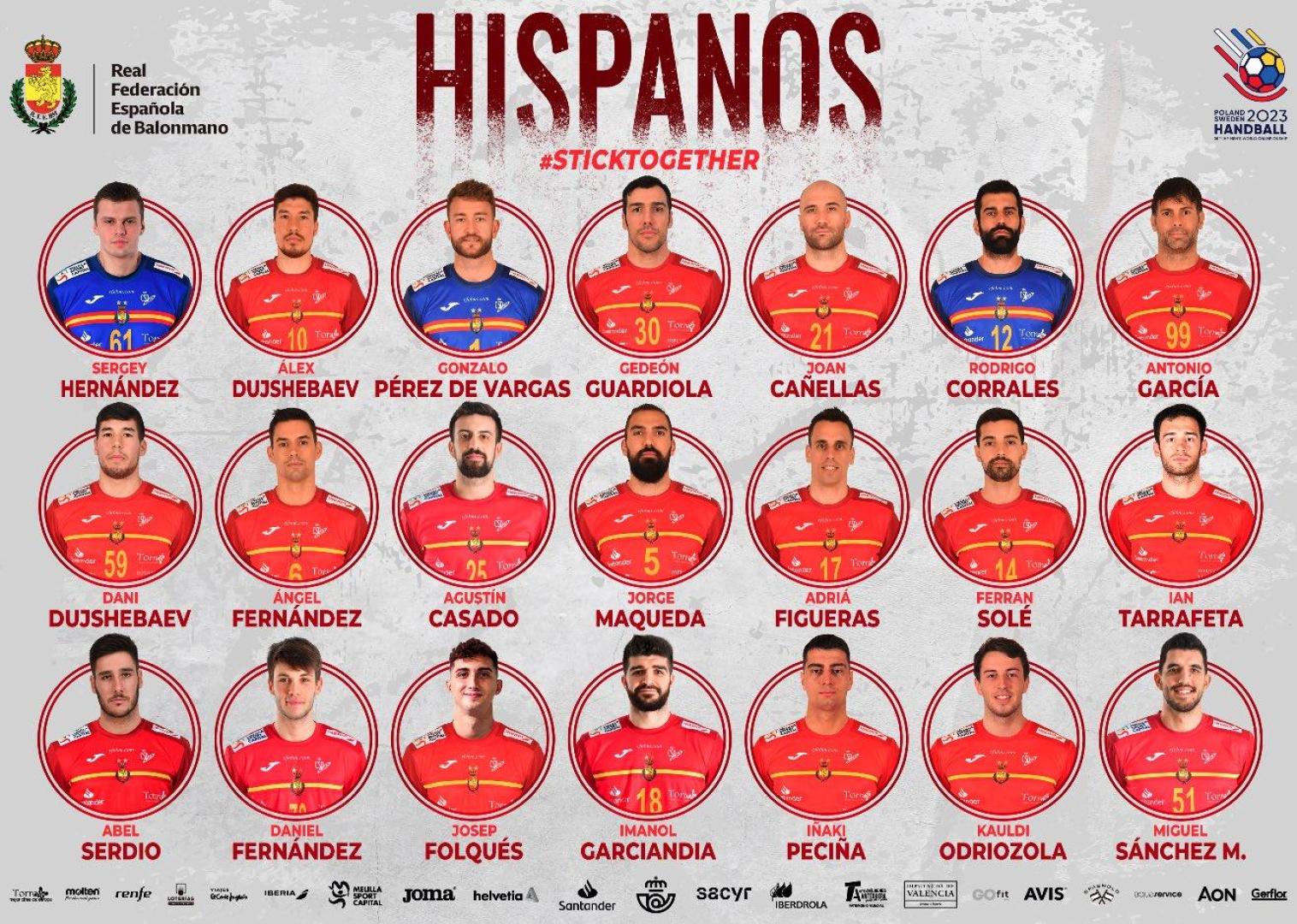 La convocatoria hecha pública por el seleccionador Jordi Ribera para preparar el Mundial