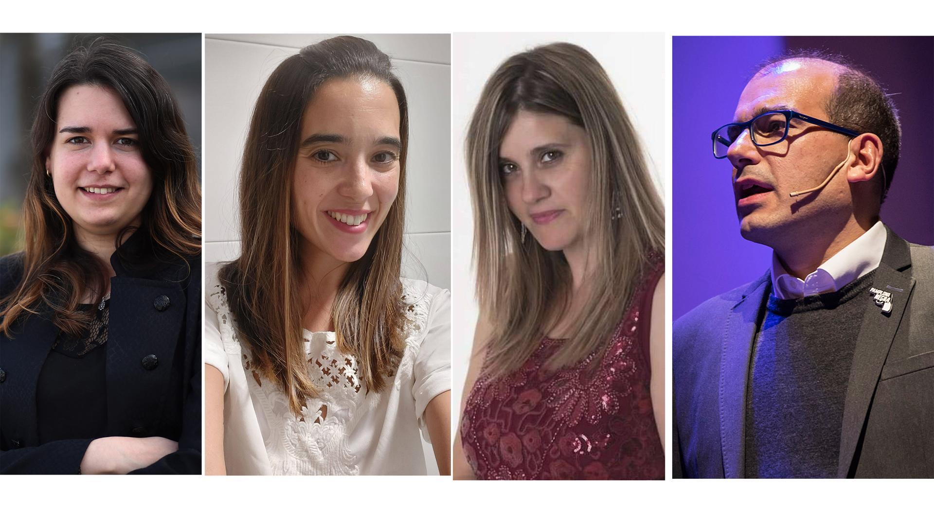 De izda. a dcha., Yolanda Almeida, Yanire Ibáñez, Arantxa Murugarren y Carlos Ollo.