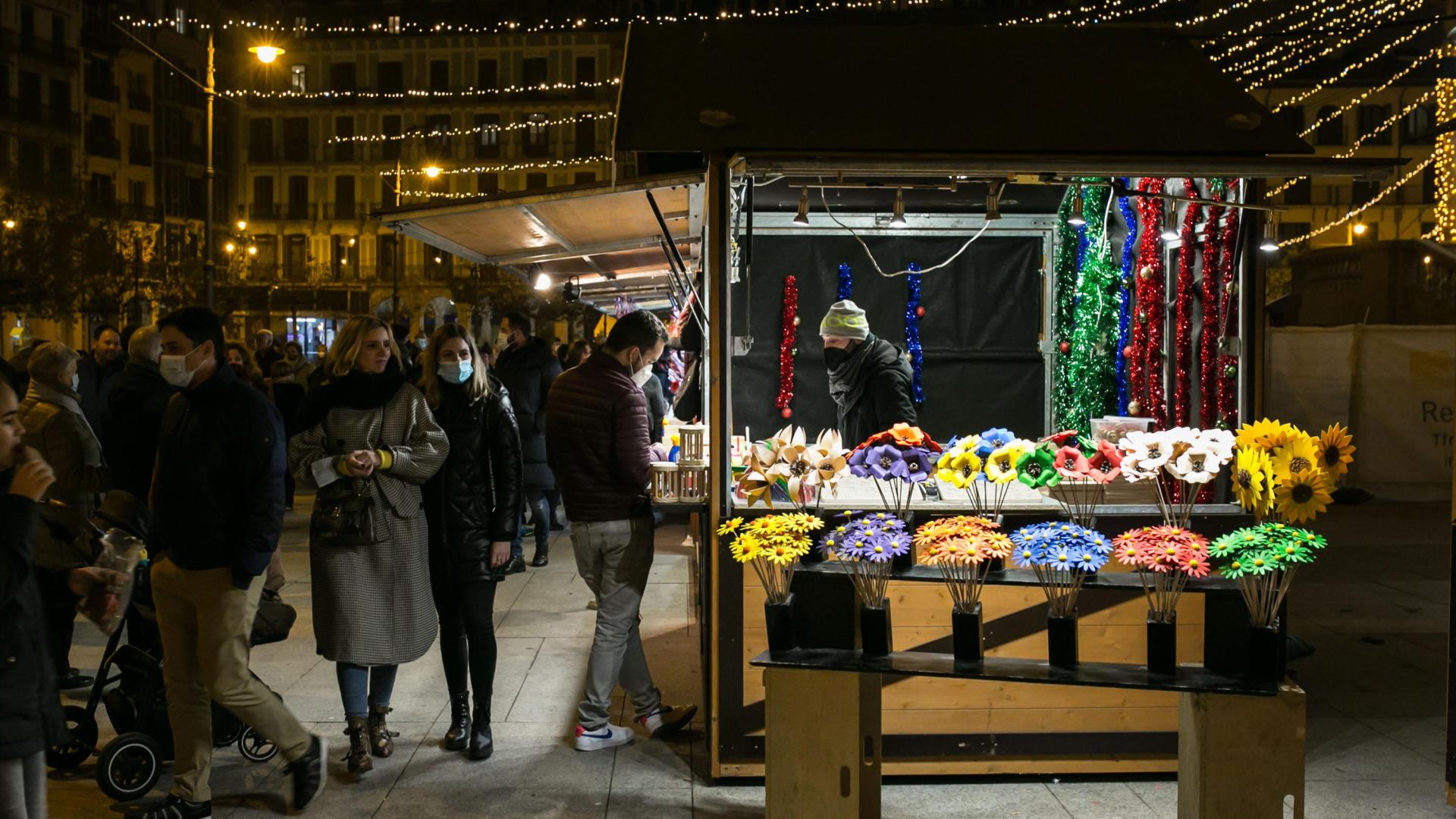 Uno de los puestos de la feria