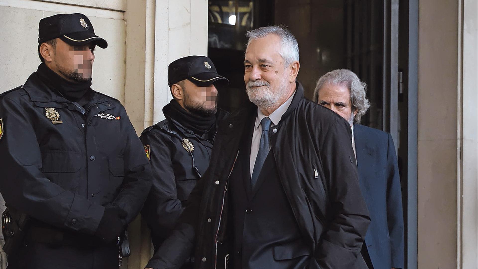 El expresidente de Andalucía, José Antonio Griñán, en una de las sesiones del juicio