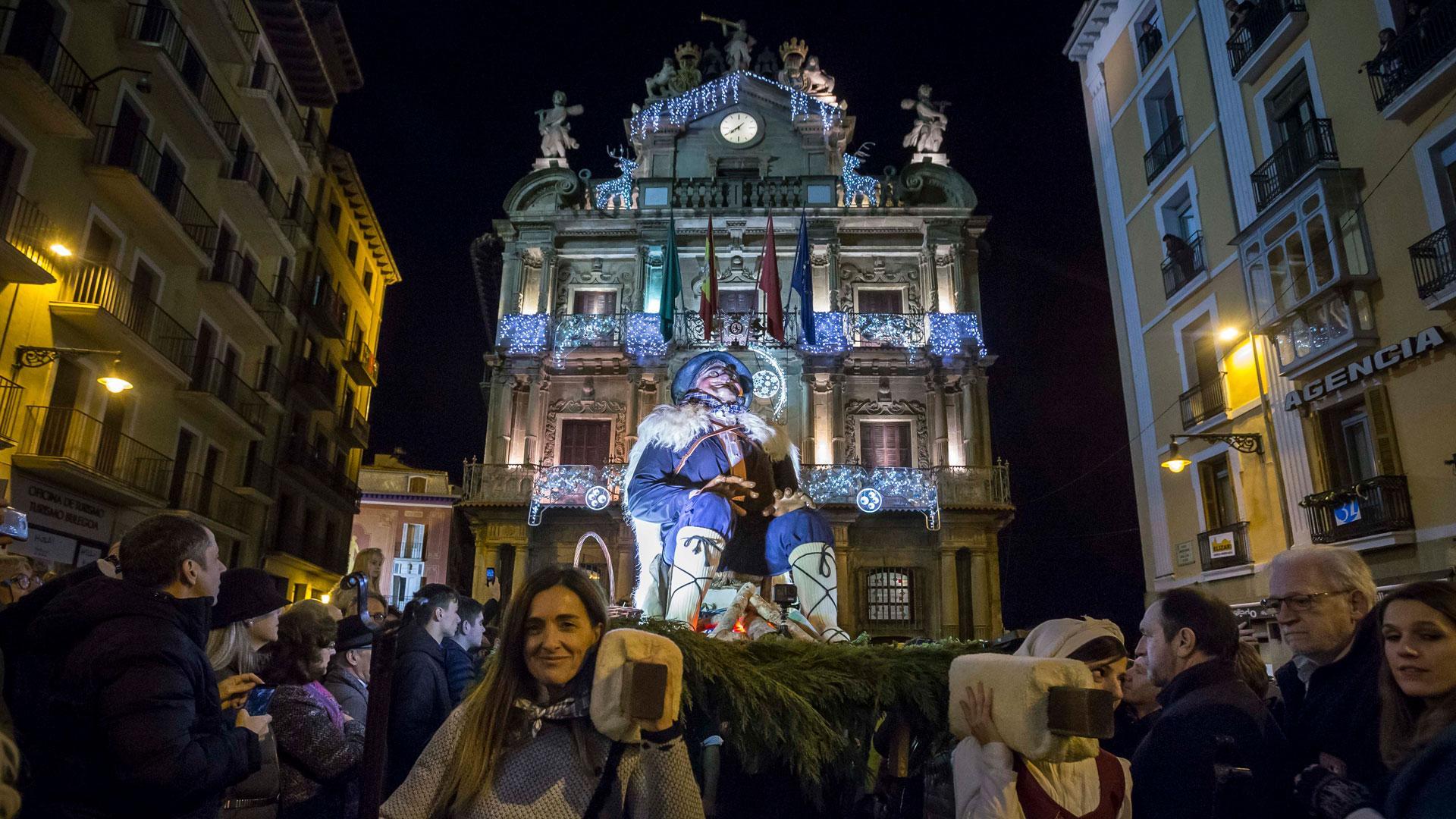 Imagen de archivo de un desfile del Olentzero