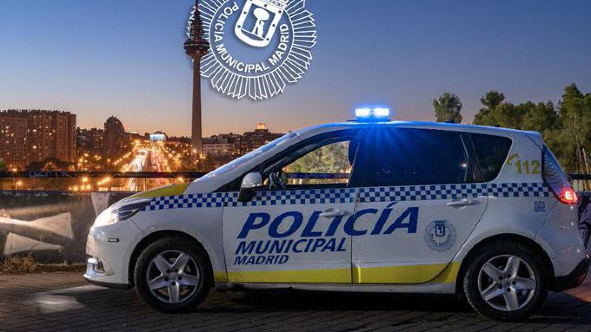 Un vehículo de la Policía Municipal de Madrid