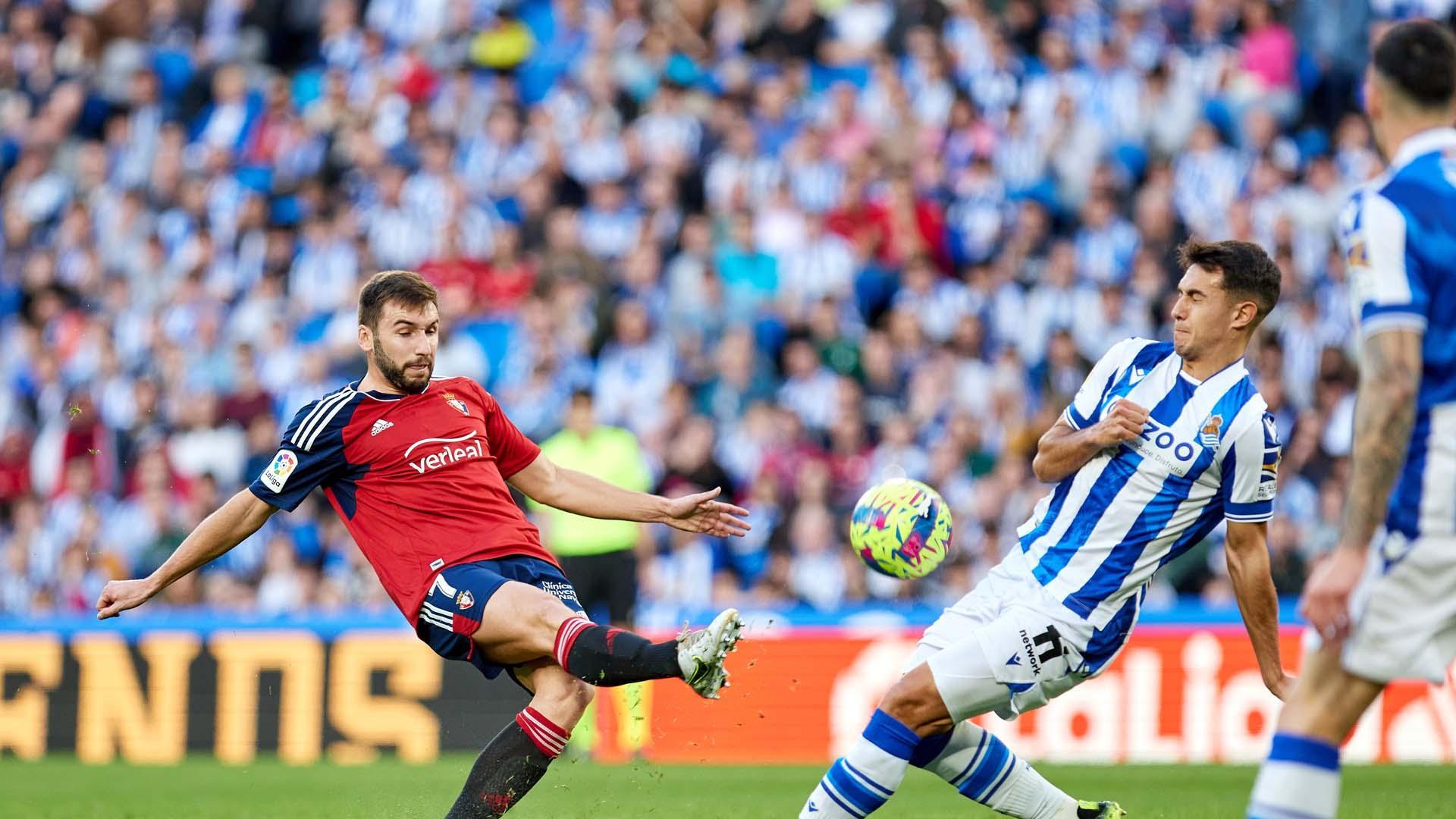 Imágenes del encuentro entre Real Sociedad y Osasuna.