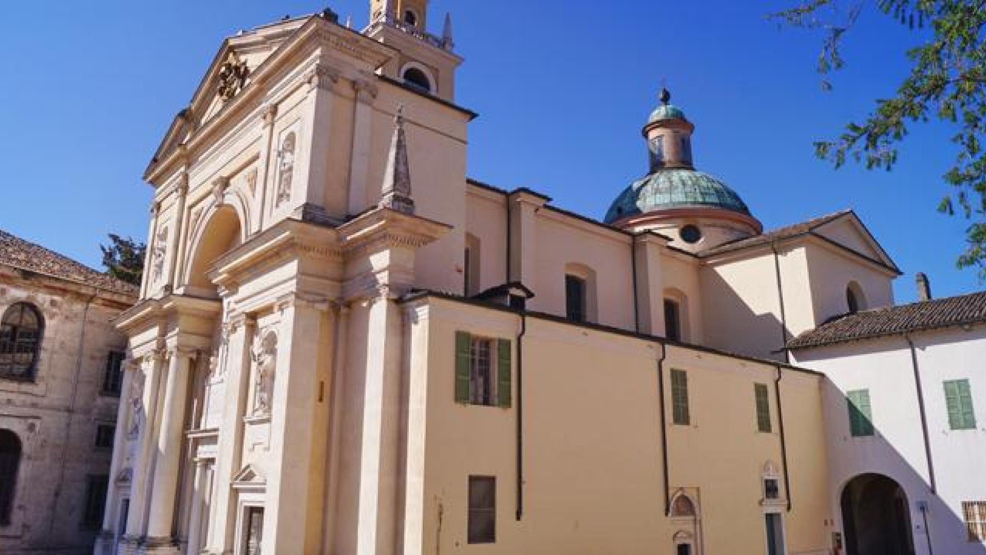 El santoral de este 3 de enero recuerda a Santa Estefanía Quinzani. En la imagen, la iglesia de San Liborio en Colorno (Parma), donde se veneran sus reliquias