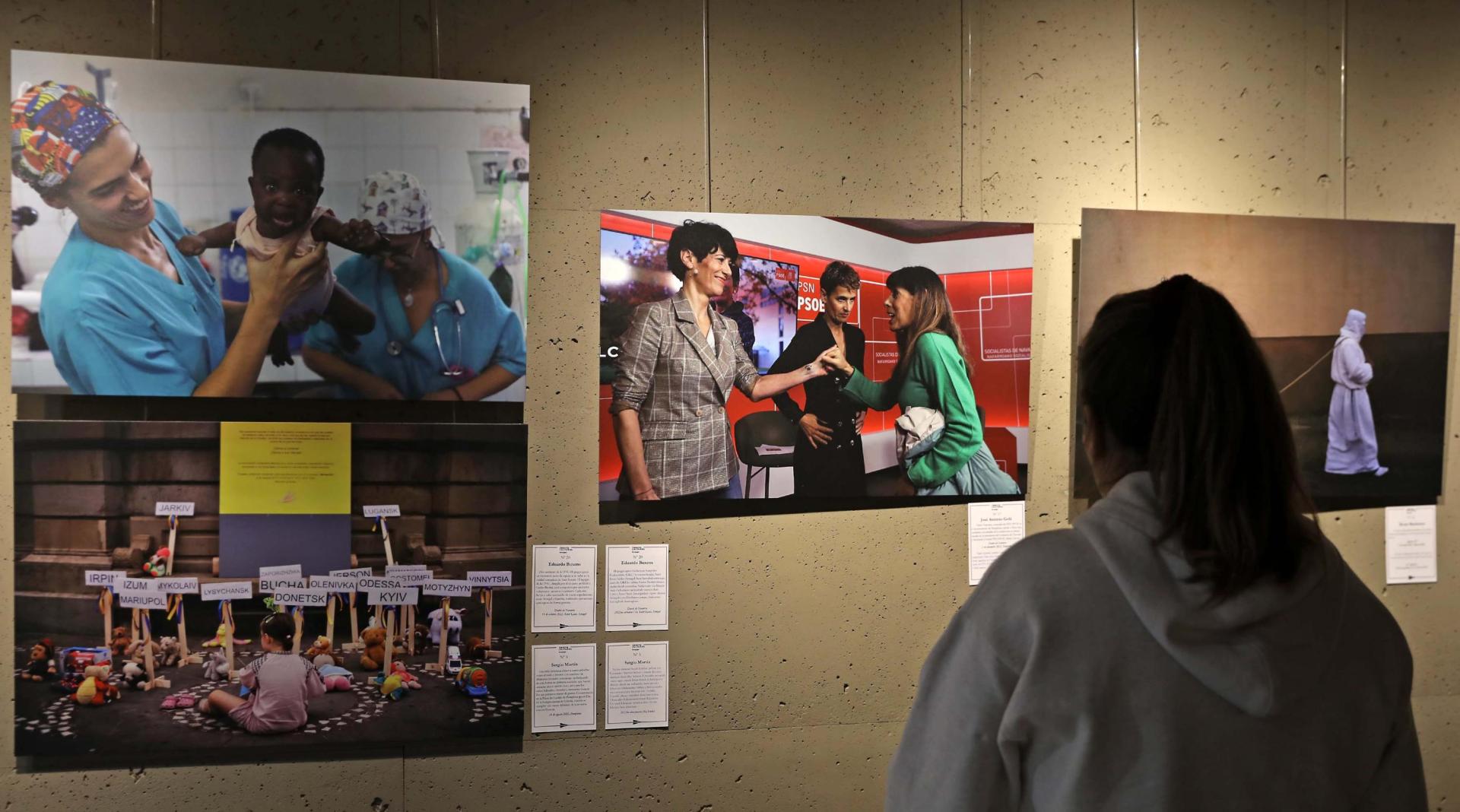 Fotografías de Eduardo Buxens, José Antonio Goñi, Álvaro Barrientos y Sergio Martín, en la exposición de El Corte Inglés