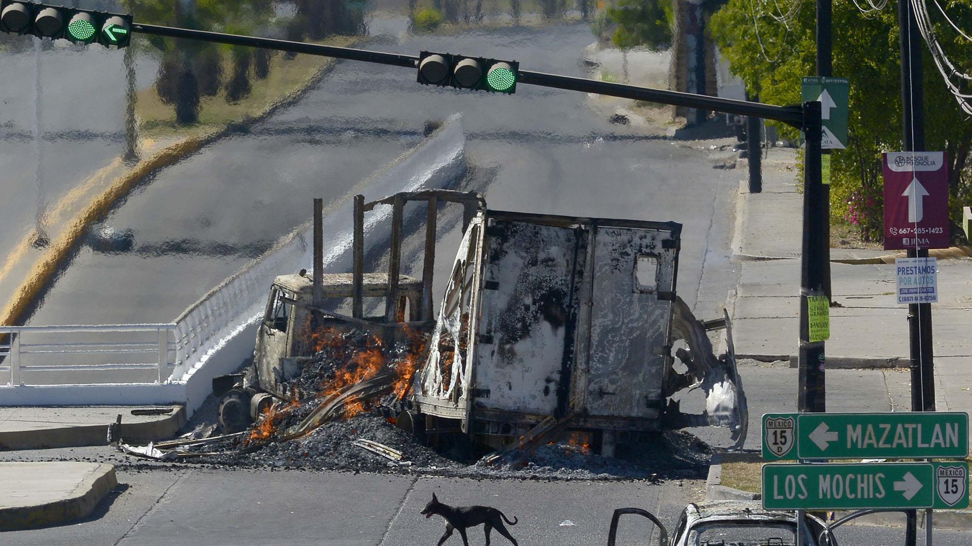 Disturbios en Sinaloa tras la detención de uno de los hijos del 'Chapo' Guzmán