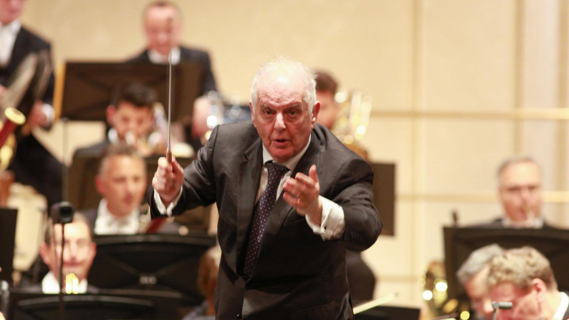 El director de orquesta argentino-israelí Daniel Barenboim