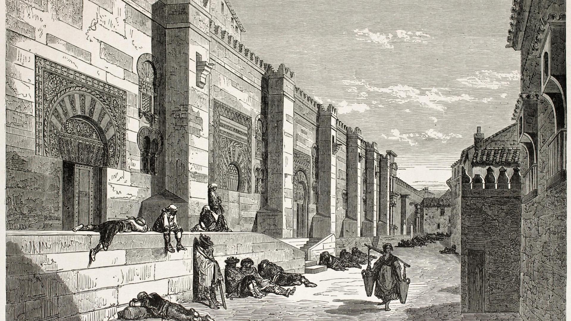 El santoral de este 9 de enero recuerda a San Eulogio. En la ilustración, vista de la Córdoba musulmana, donde nació en el siglo IX
