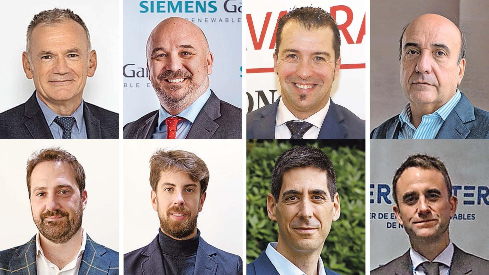 Martín Flores, Javier Fernández-Combarro, Eneko Sanz, Rafael Mateo, Gonzalo Oliver Diego Oliver, David Solé y Javier Villanueva