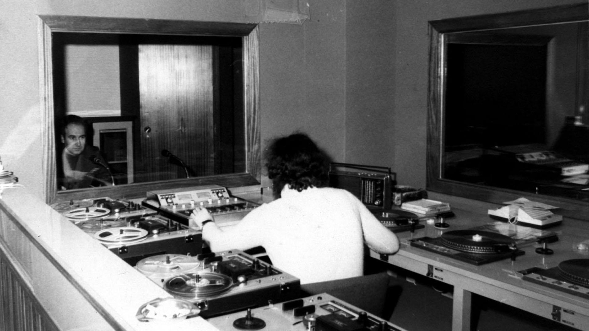 Los estudios de Radio Requeté en Yanguas y Miranda