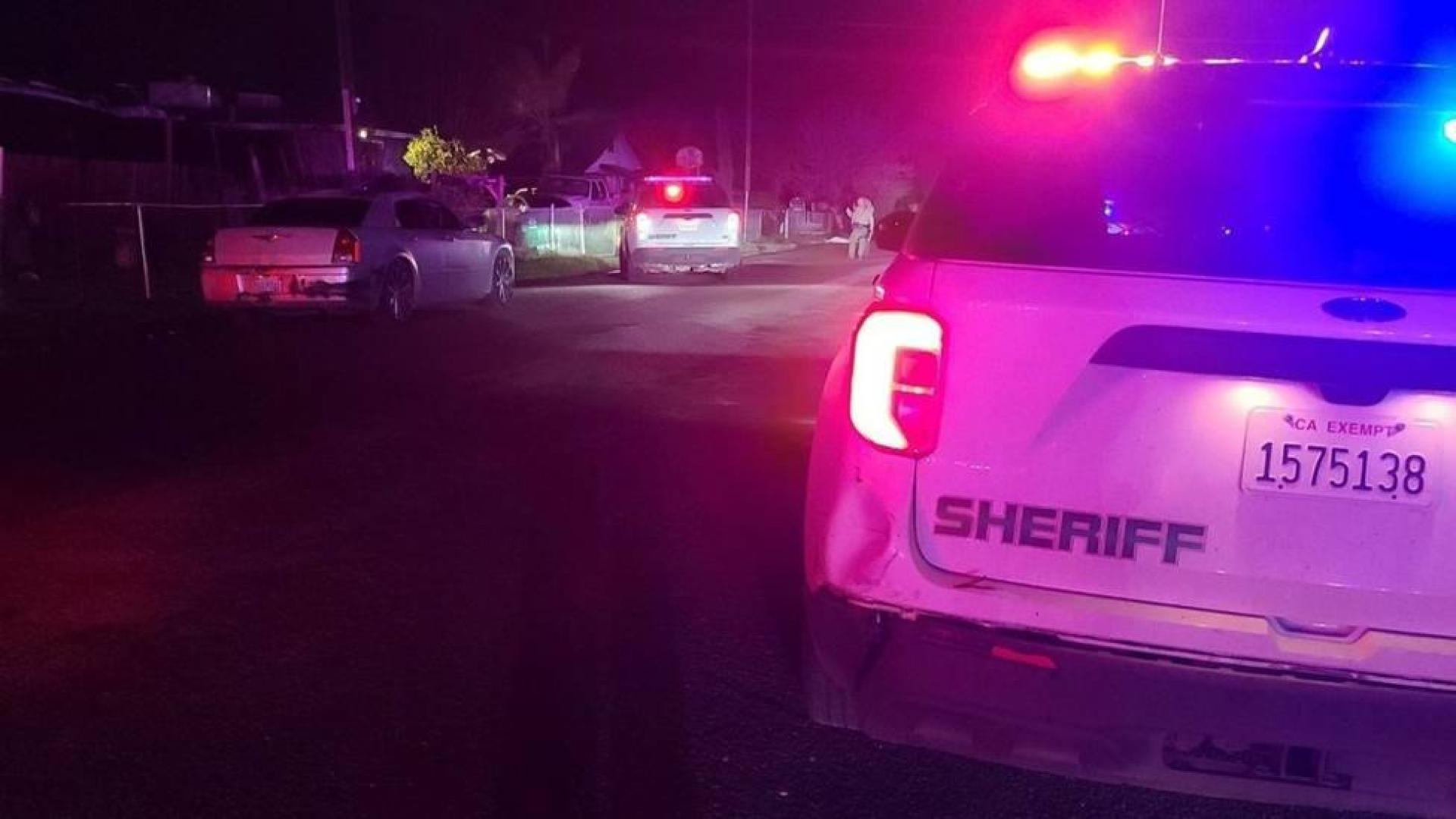 Policía de California en el lugar del tiroteo