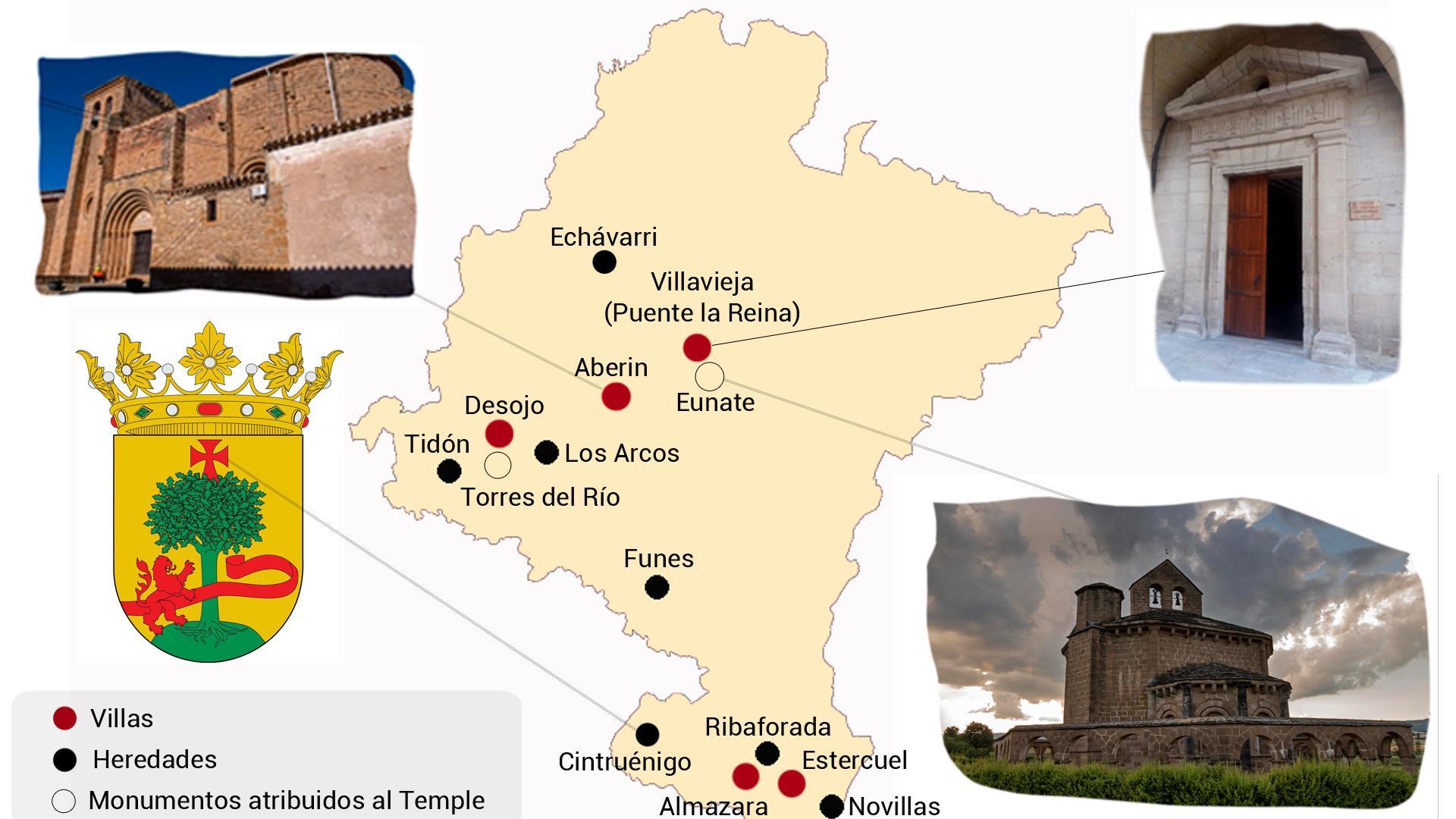 Templarios en Navarra: dónde estuvieron y qué nos queda de ellos