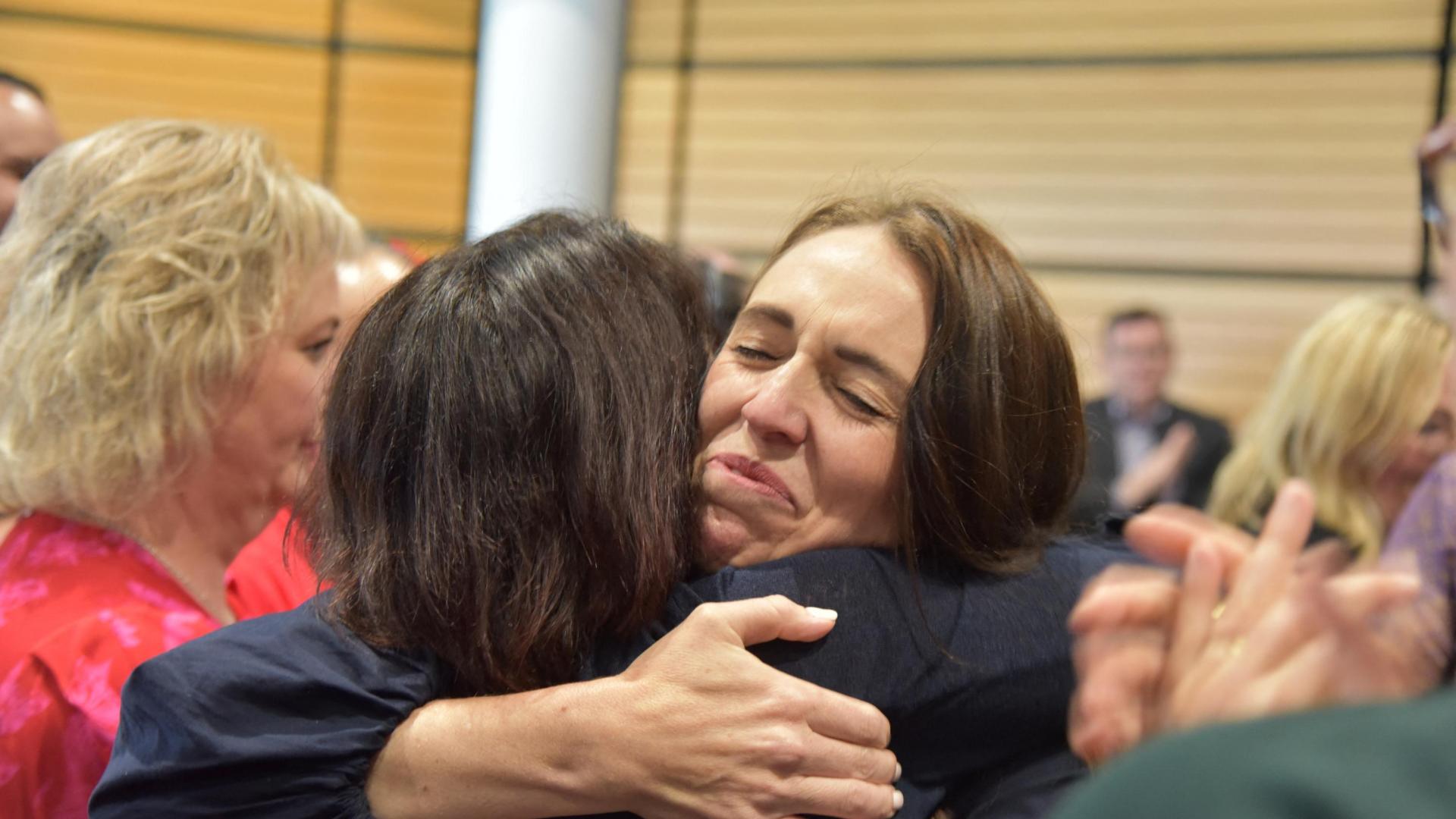 La primera ministra de Nueva Zelanda, Jacinda Ardern, tras anunciar que no se presentará a la reelección