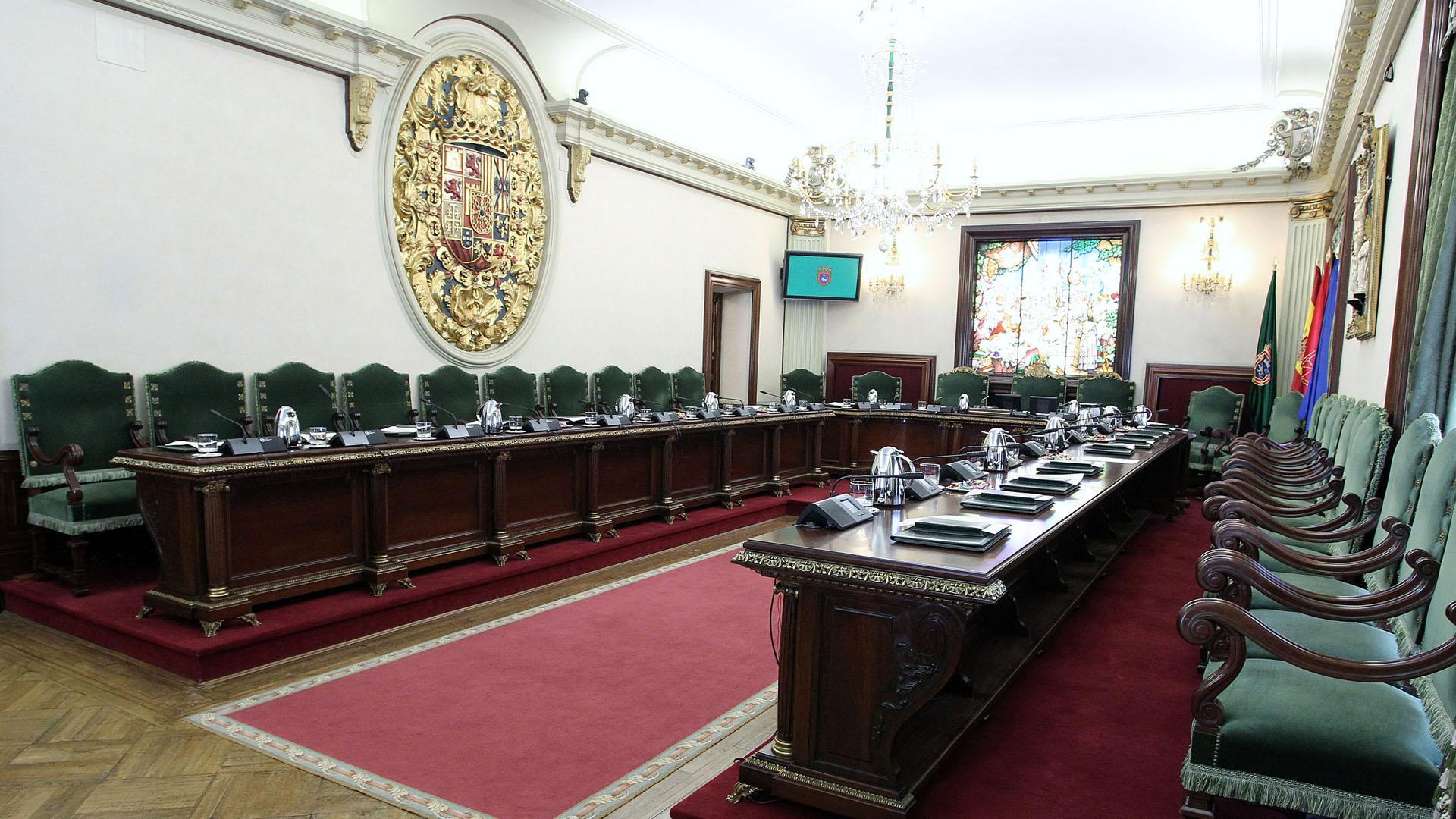 Salón de plenos del Ayuntamiento de Pamplona