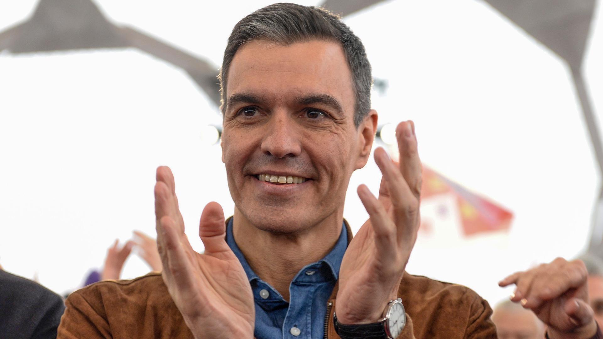 El secretario general del PSOE y presidente del Gobierno, Pedro Sánchez, ha participado este sábado en Valladolid en un acto de partido