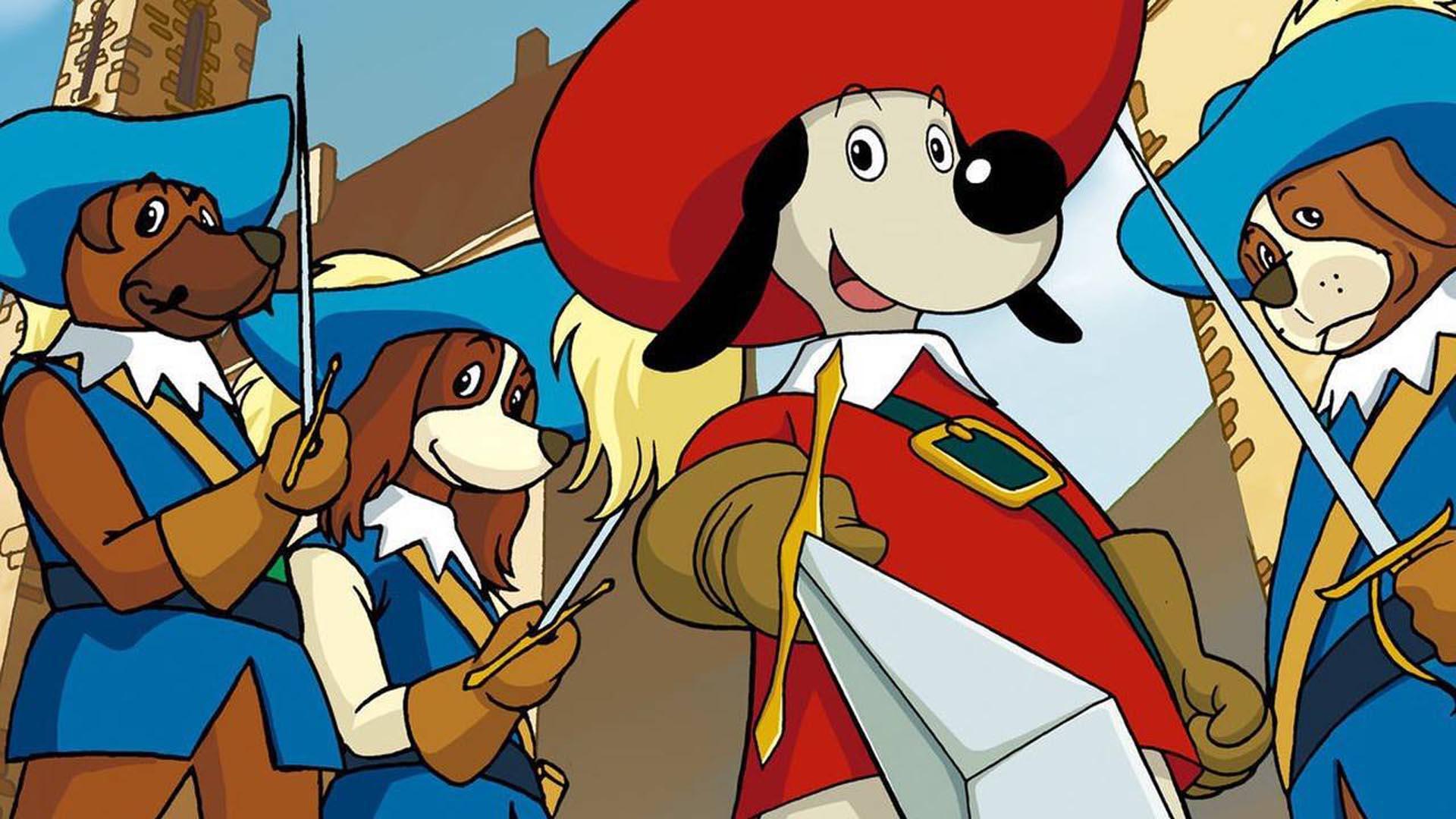 UNA ADAPTACIÓN DE LA NOVELA DE ALEJANDRO DUMAS.  Ya he contado alguna vez que cuando yo tenía 6 años y una hermana de un mes, estrenaron en la tele los dibujos animados de ‘D’Artacán y los tres mosqueperros’, que yo veía en bucle porque acabábamos de comprar un vídeo VHS. Esta producción hispano-japonesa, con los protagonistas como perros humanizados, estaba basada en la novela de Alejandro Dumas ‘Los tres mosqueteros’. En 2021, el español Toni García dirigió una película en 3D para el cine, una recreación bastante fiel de la serie original de TVE