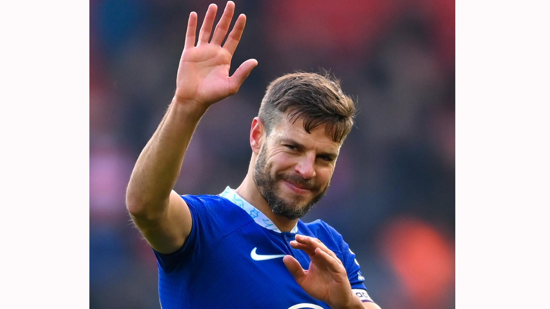 El navarro César Azpilicueta, en su partido 500 con el Chelsea
