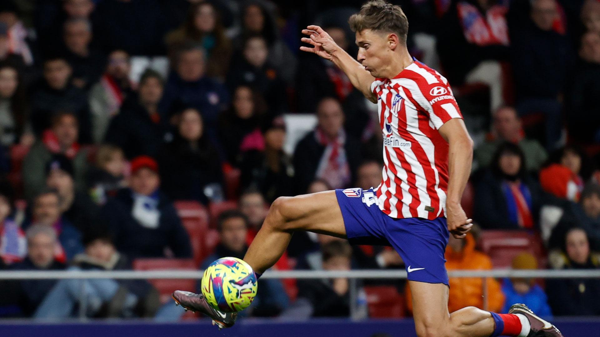 El centrocampista del Atlético de Madrid Marcos Llorente