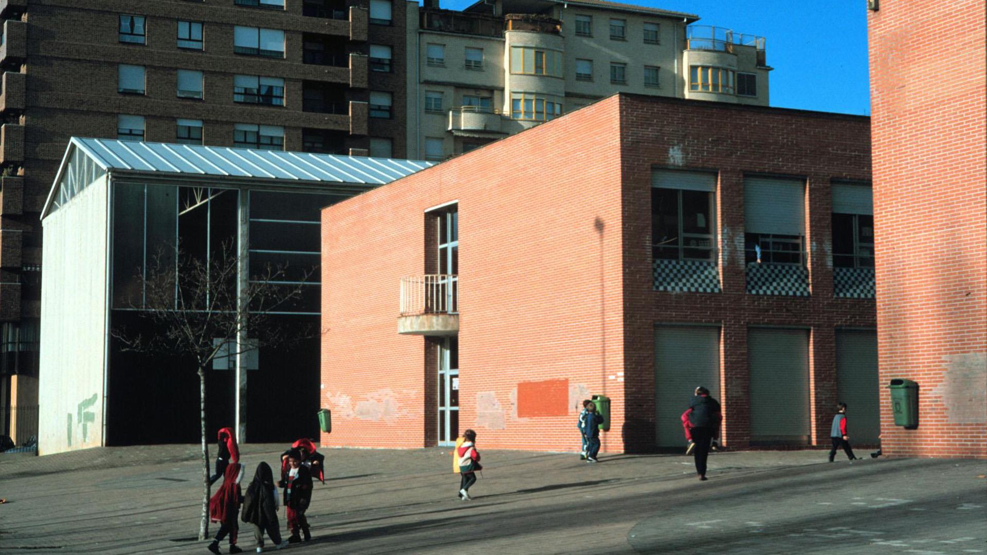 La Ikastola Amaiur, en el barrio de Iturrama