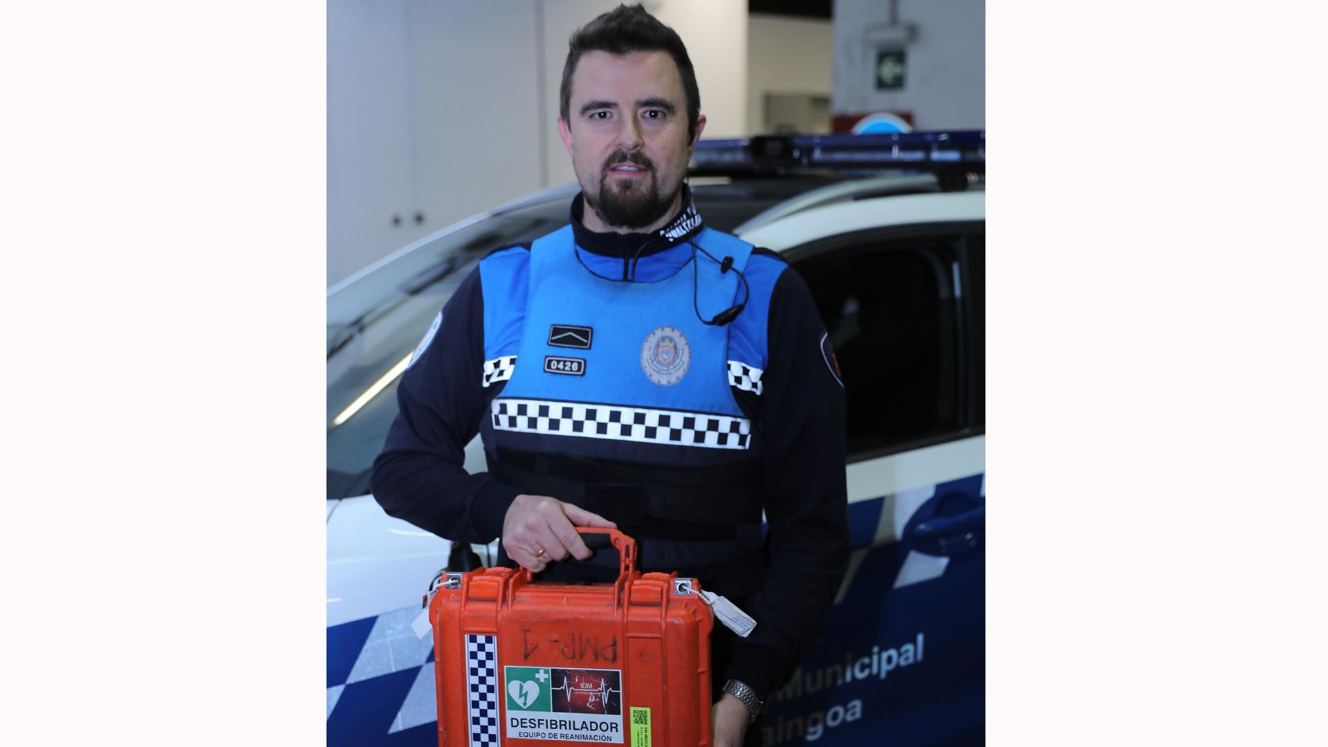 Ricardo Asiáin Antón, agente de Policía Municipal de Pamplona