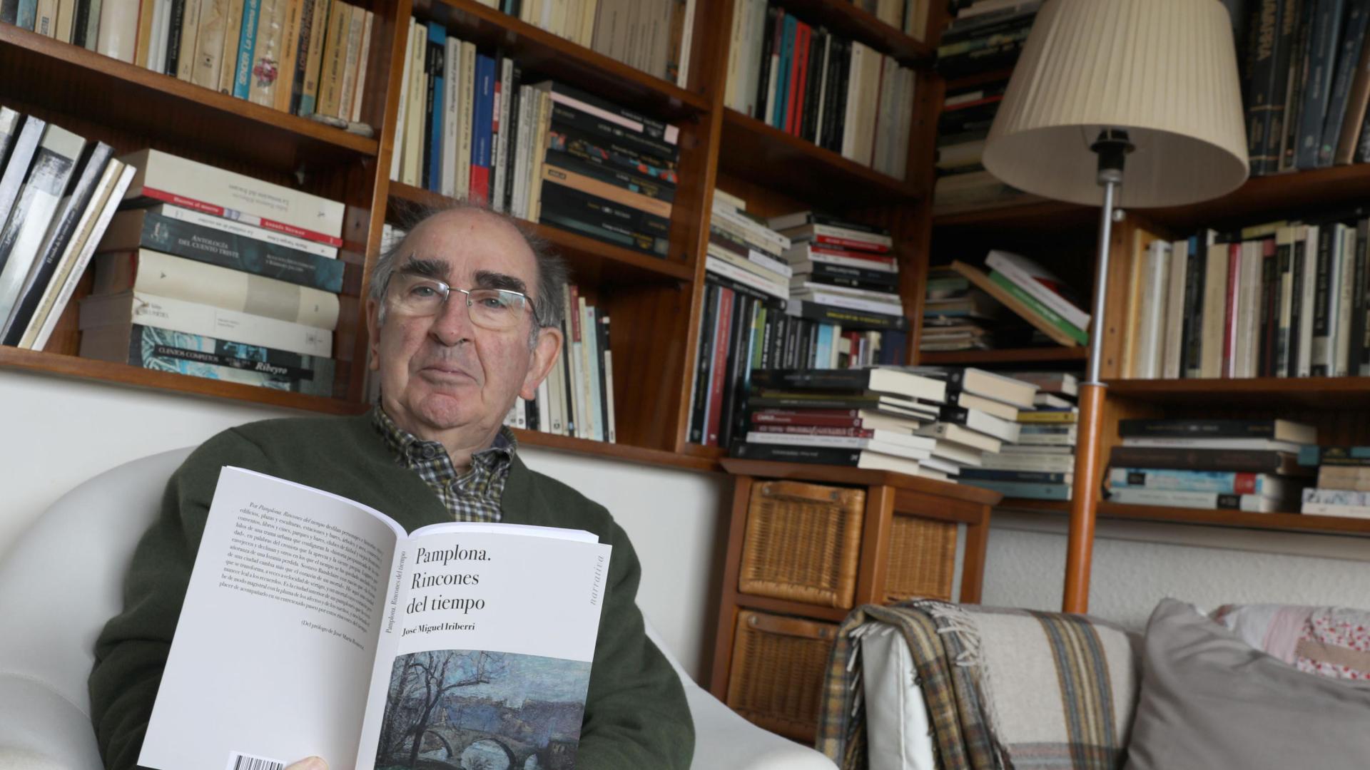 El periodista José Miguel Iriberri presenta hoy su libro 'Pamplona. Rincones del tiempo'.