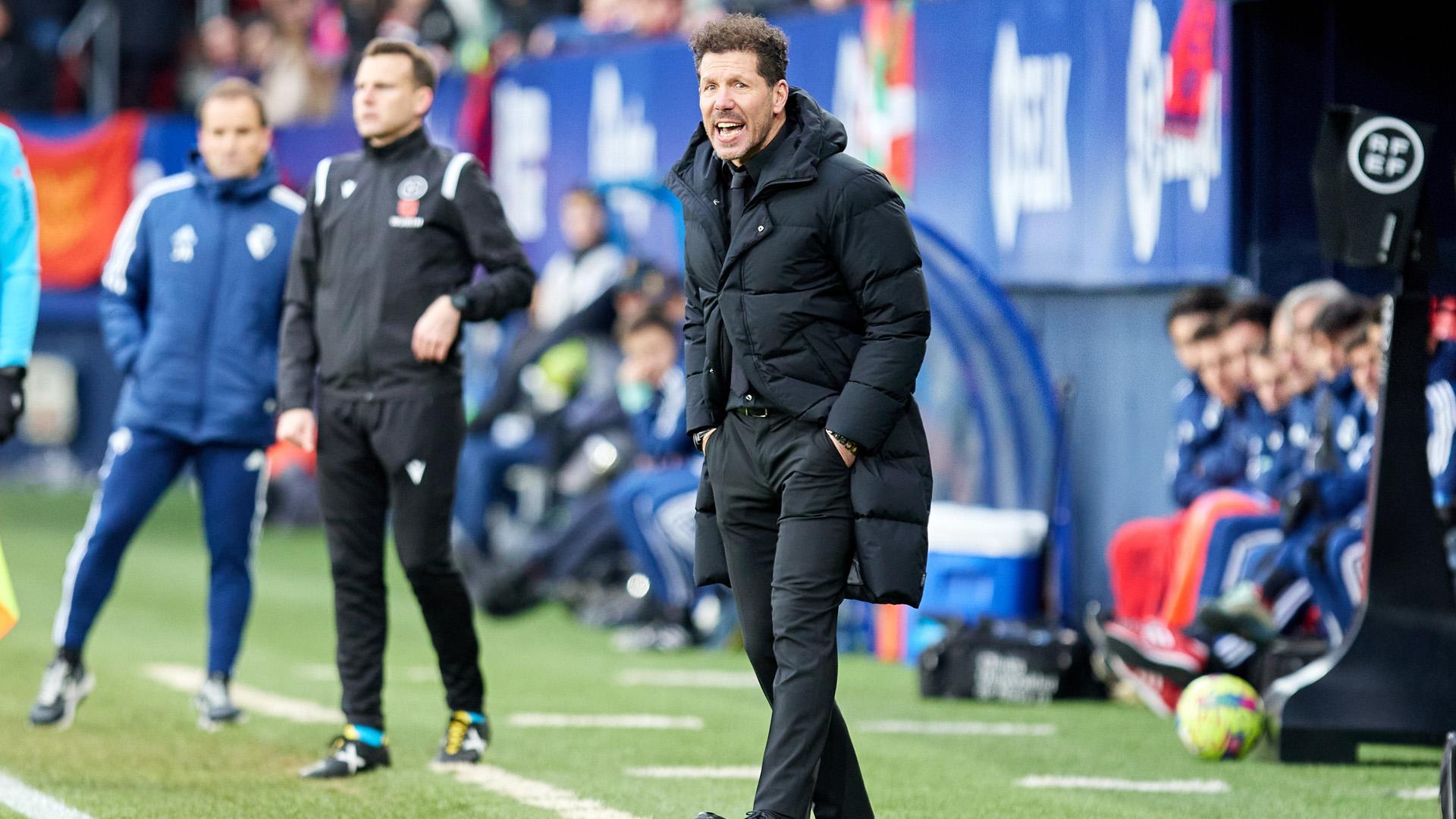 Simeone, en El Sadar
