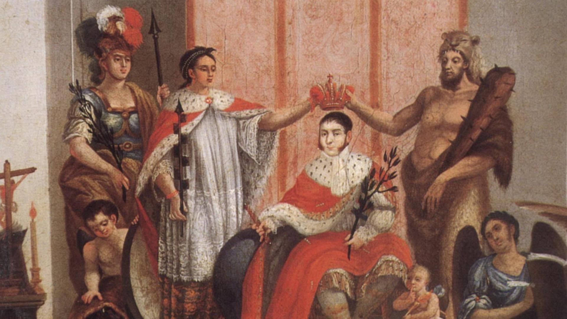 Coronación de Agustín de Iturbide