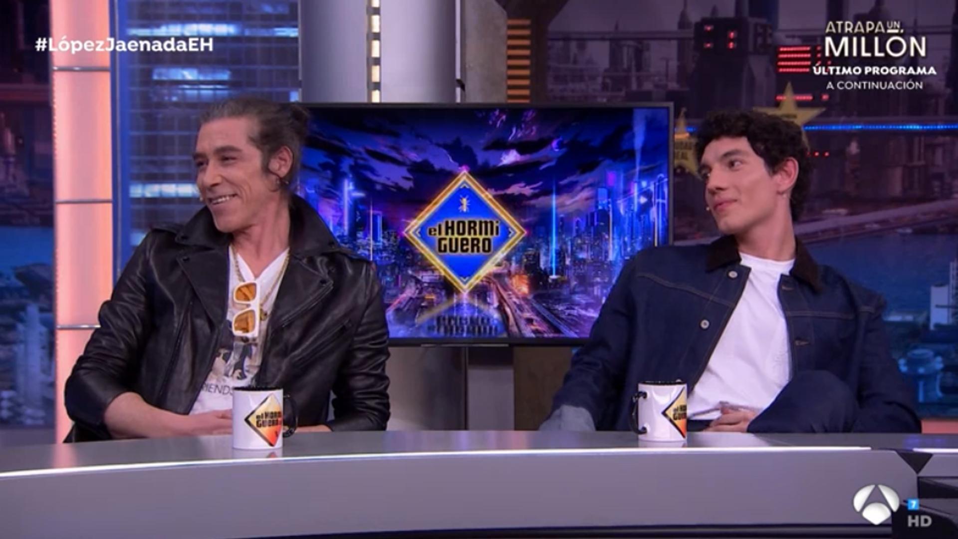 Óscar Jaenada y Jorge López, en el plató de 'El Hormiguero'