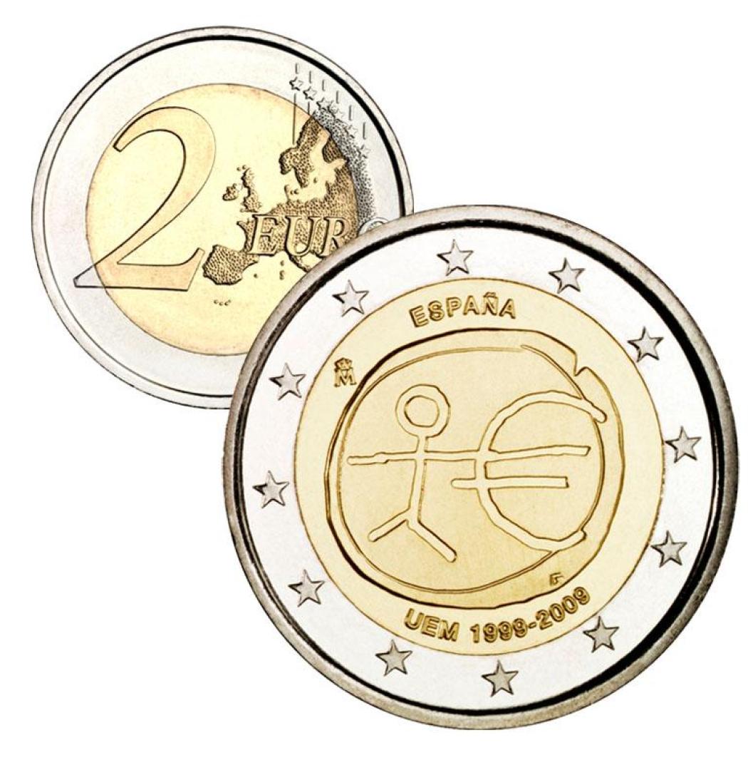 Moneda del X Aniversario de la Unión Económica y Monetaria